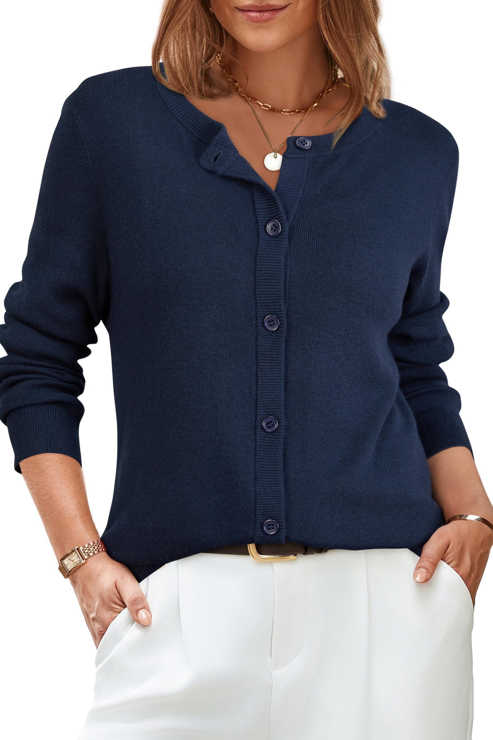 Arach&Cloz Strickjacke Damen Cardigan-Pullover Lässige Strickjacken Busines günstig online kaufen