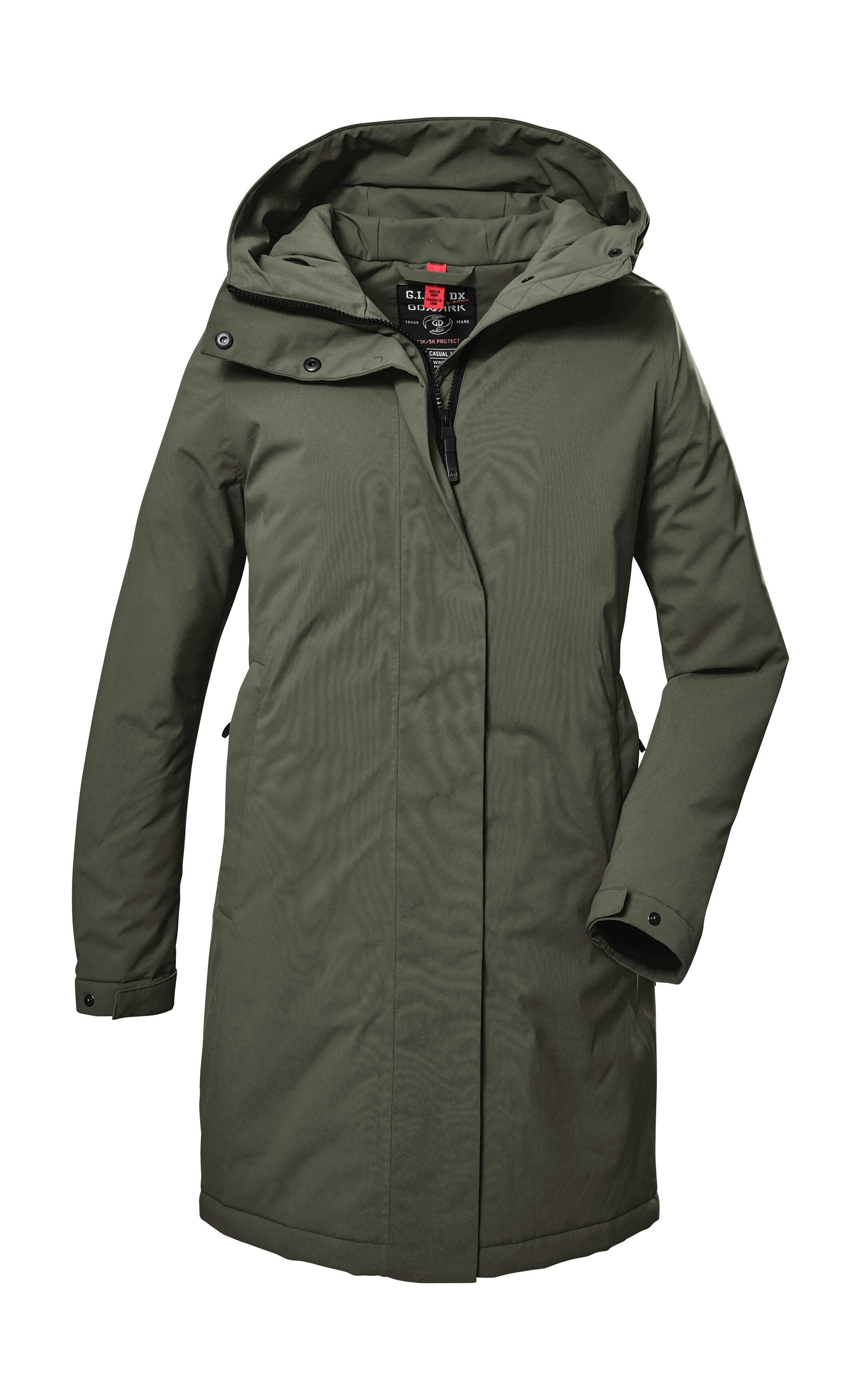 G.I.G.A. DX by killtec Parka GW 73 WMN PRK Wasserdichter, atmungsaktiver Damenparka, PFAS-frei imprägniert