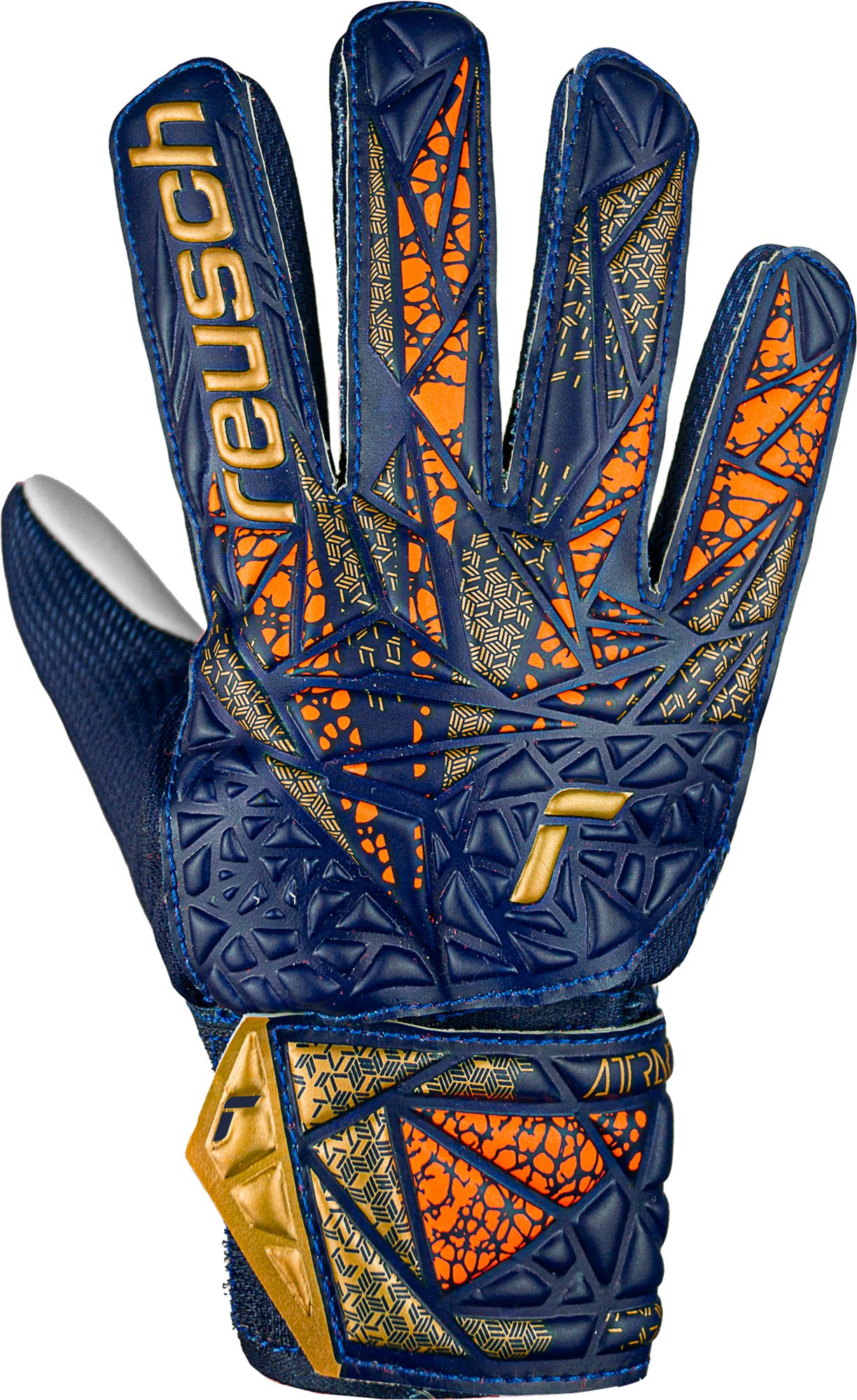 Reusch Torwarthandschuhe Attrakt Starter Grip PREMIUM BLUE / GOLD günstig online kaufen