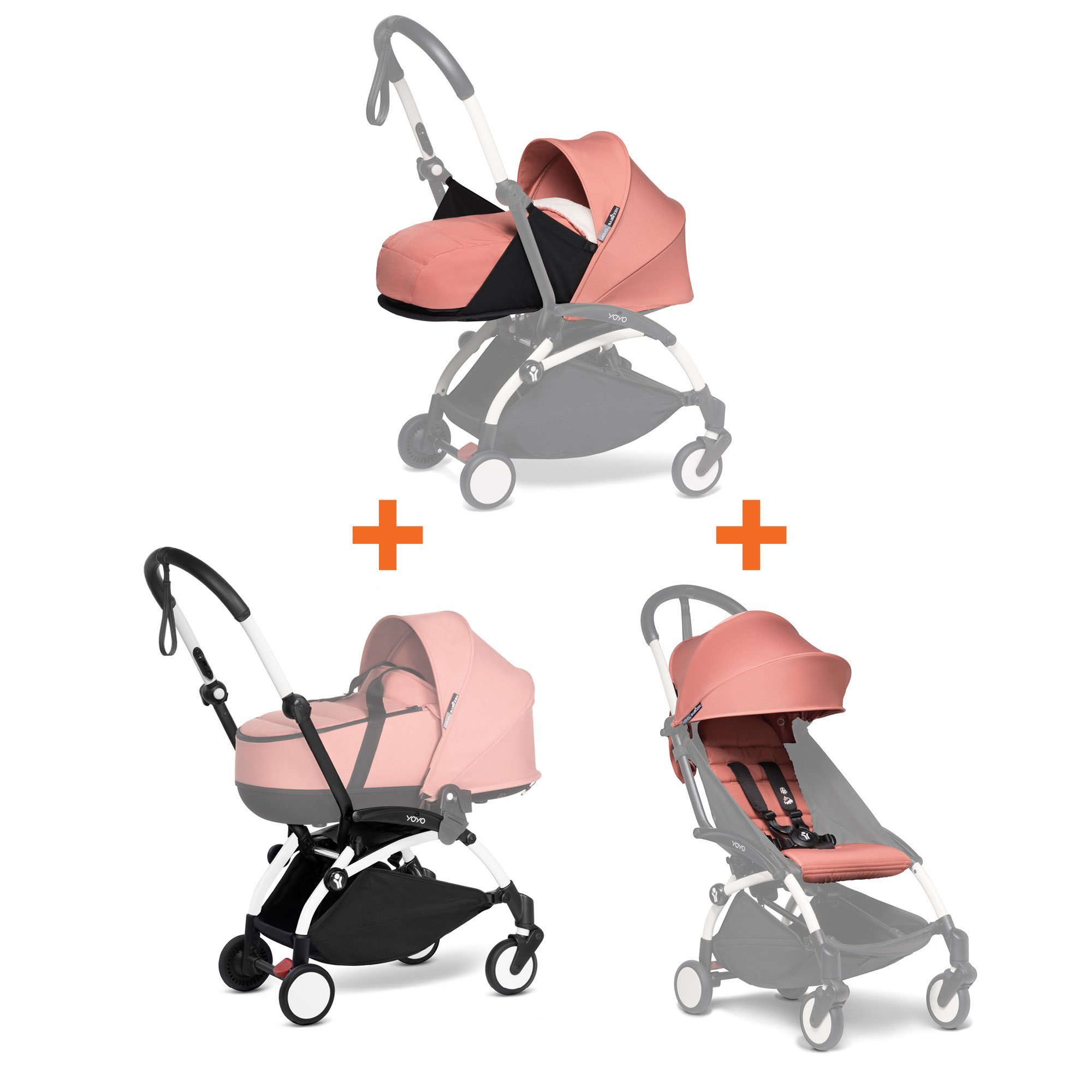 BABYZEN KombiKinderwagen »YOYO² Gestell & YOYO 0+ und dazu das YOYO 6