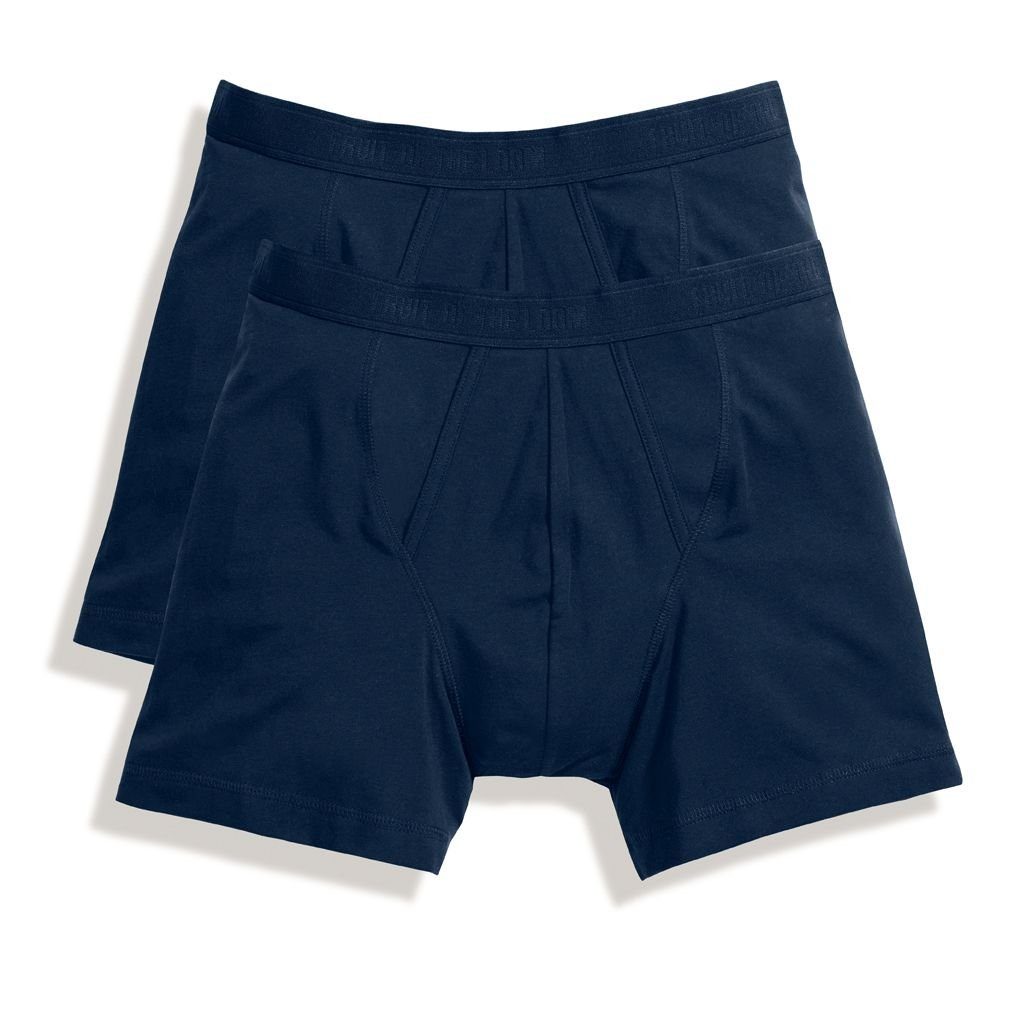 Loom navy Boxer, Fruit Boxer Retro deep the of of Fruit Classic Loom 2er-Pack the