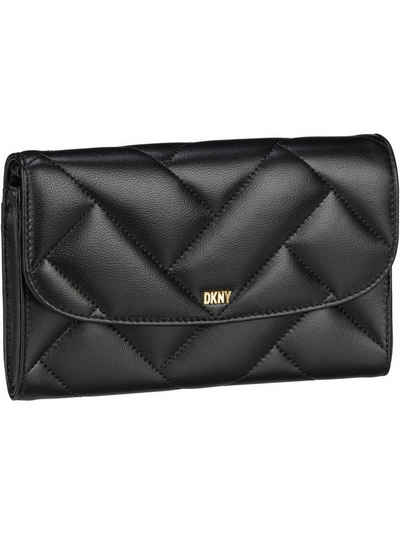 DKNY Clutch Sidney Quilted Leather Wallet On Chain