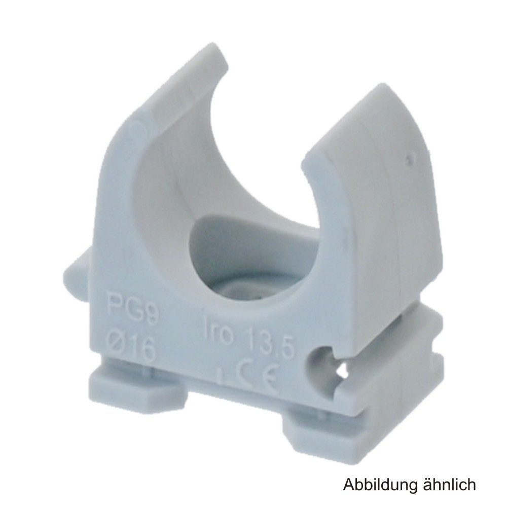 Trinnity Klemmschelle M16, halogenfrei, grau, 100 Stück Audio- & Video-Kabel