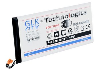 GLK-Technologies High-Capacity Ersatzakku kompatibel mit Samsung Galaxy S7 Edge SM-G935F, Original GLK-Technologies Battery, accu, 3600 mAh, ersetzt EB-BG935ABE inkl. Werkzeug Set Kit Smartphone-Akku 3600 mAh (3.8 V)
