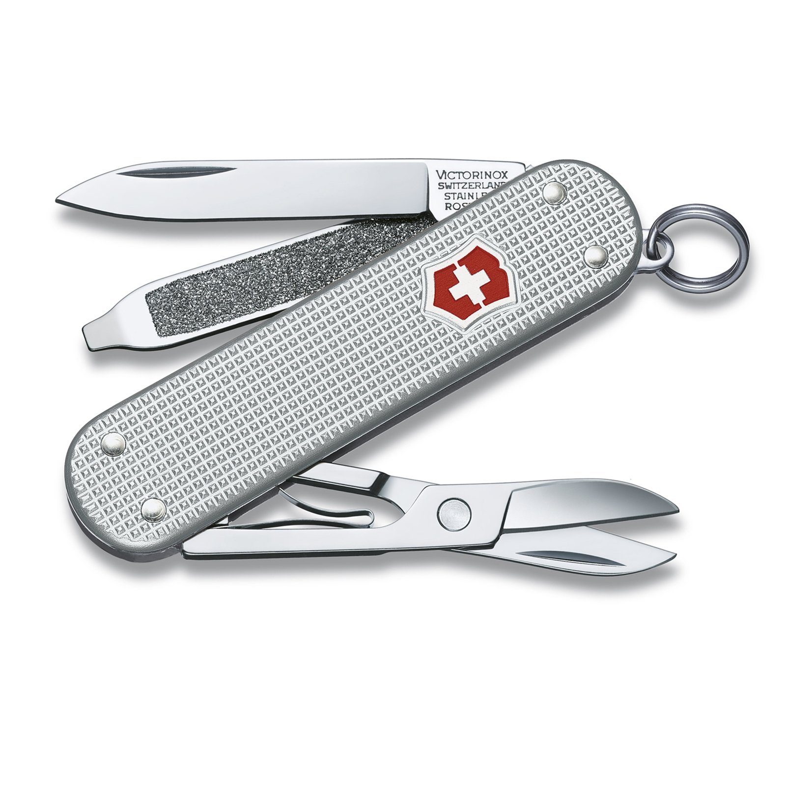 Victorinox Taschenmesser Taschenmesser Classic Alox, (Stück, 1 St., 1 Taschenmesser), Multitool 4 Funktionen