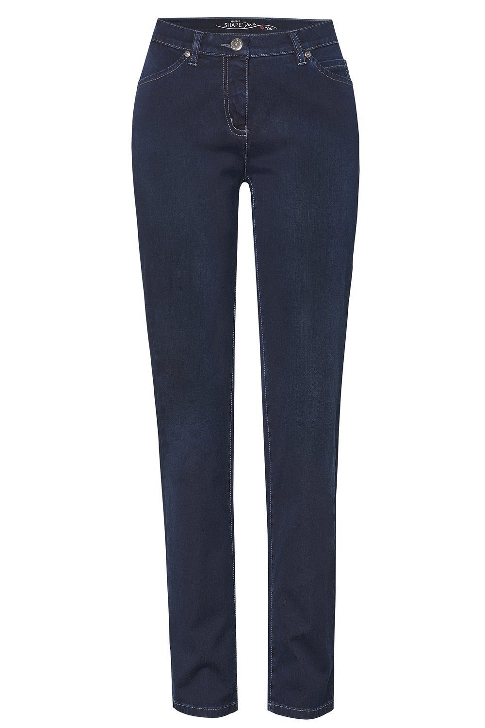 TONI 5-Pocket-Jeans mit - Bauch Perfect Shaping-Effekt darkblue und Po 058 an Shape