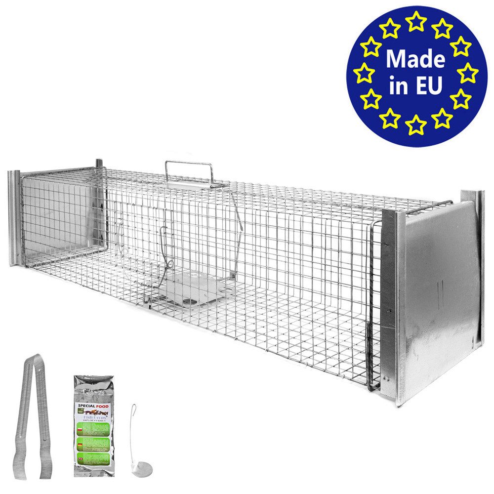 Lebendfalle Tierfalle Lebendfalle Marderfalle Stable Drahtfalle 120 x 26 x 26 cm