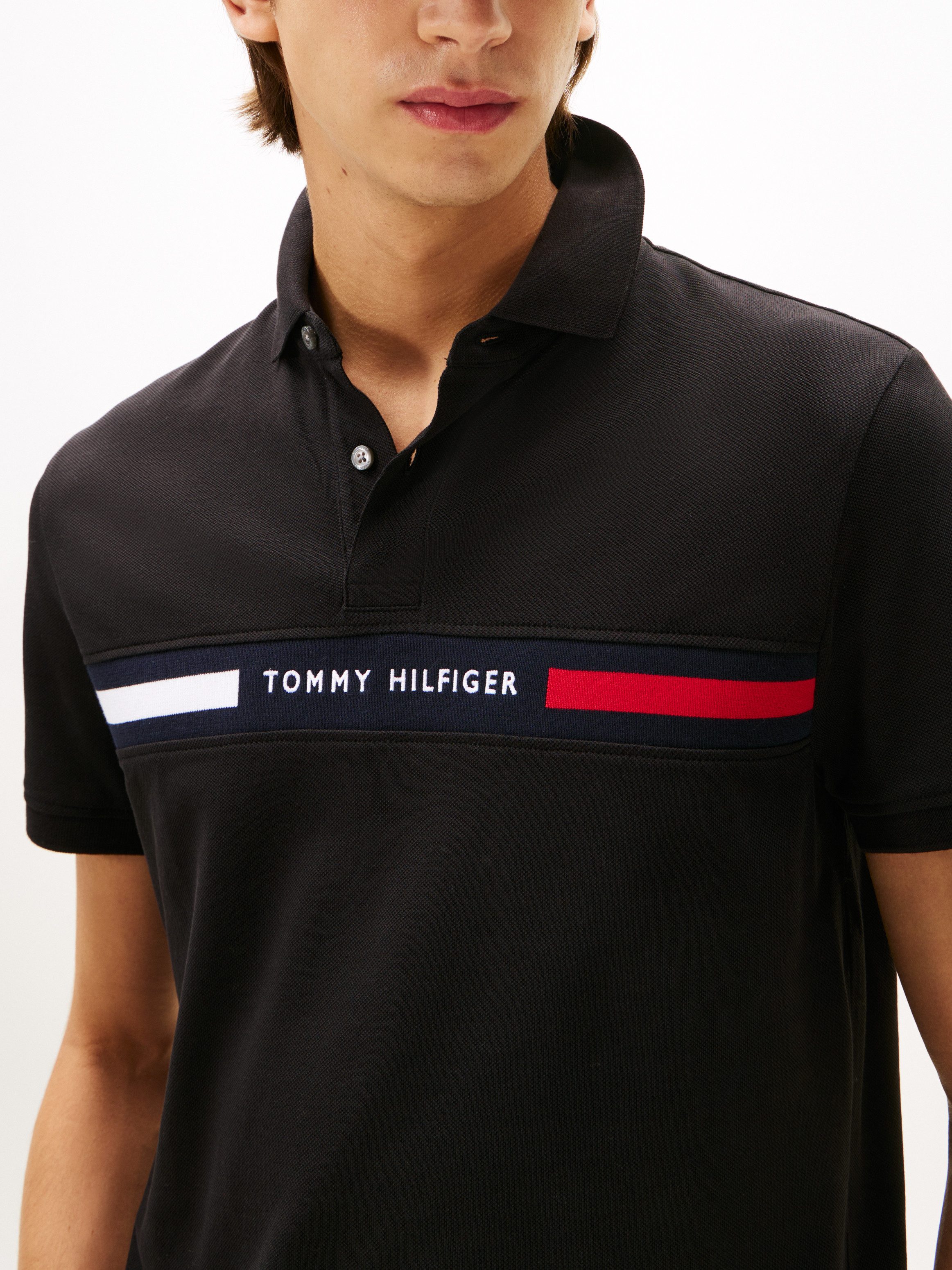 Tommy Hilfiger Poloshirt HILFIGER CHEST INSERT REG POLO günstig online kaufen