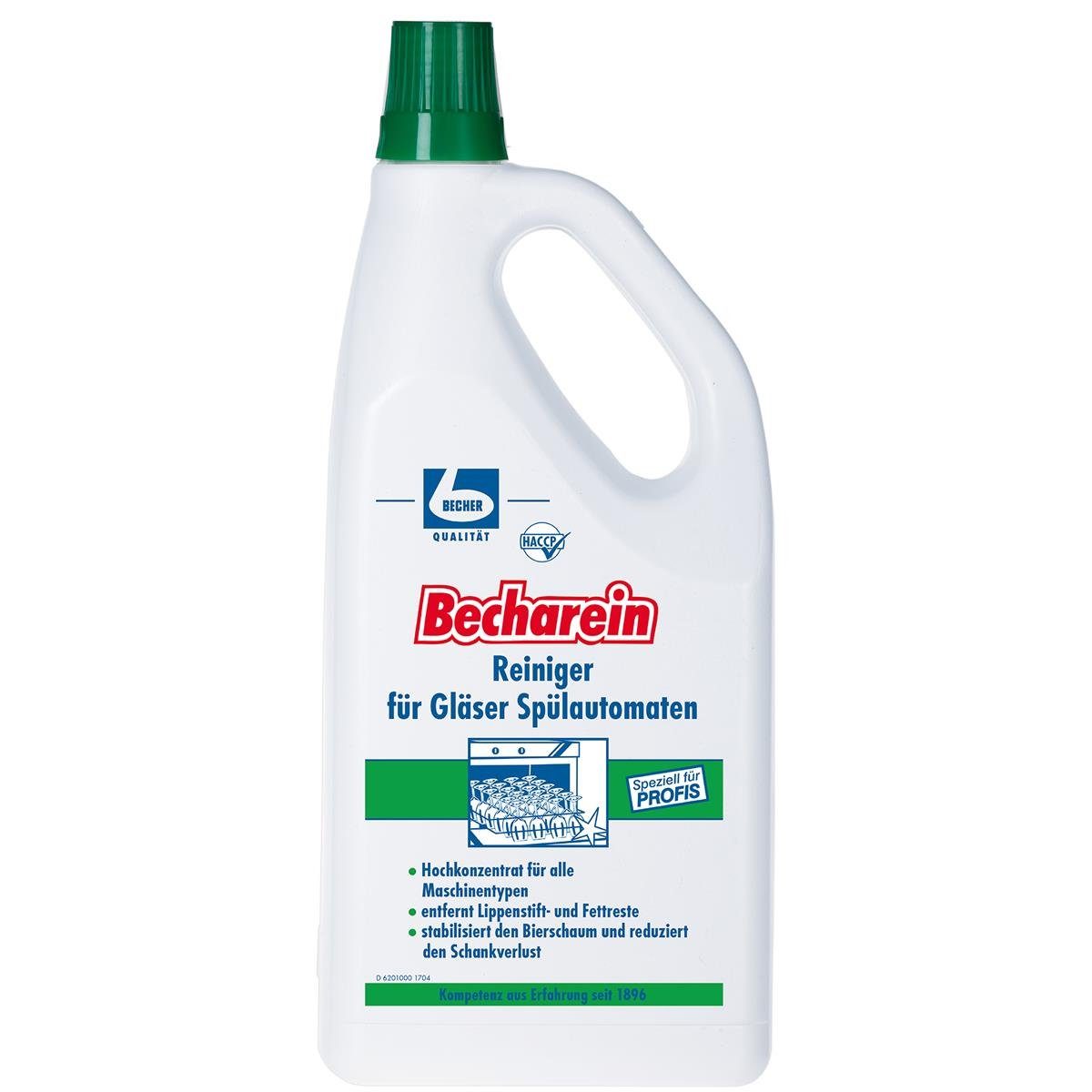Dr. Becher Dr. Becher Becharein Reiniger für Стекло Spülautomaten 2L (1er Pack) Spezialwaschmittel