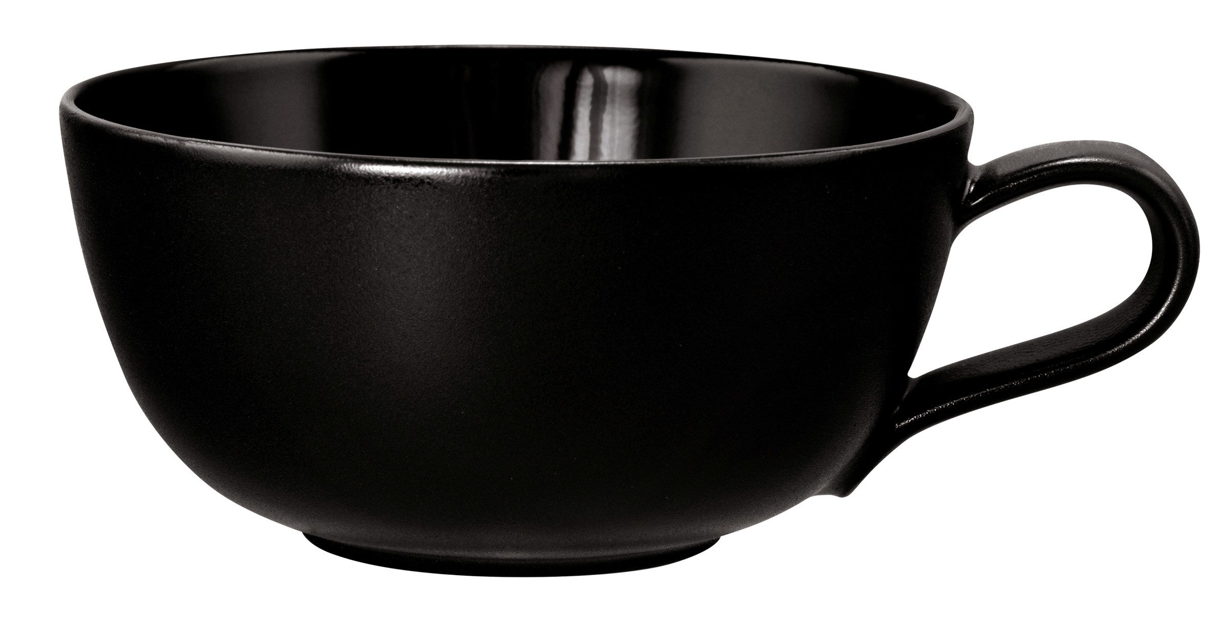 Seltmann Weiden Tasse Liberty - Velvet Black, Porzellan, Teeobertasse groß 0,28 l