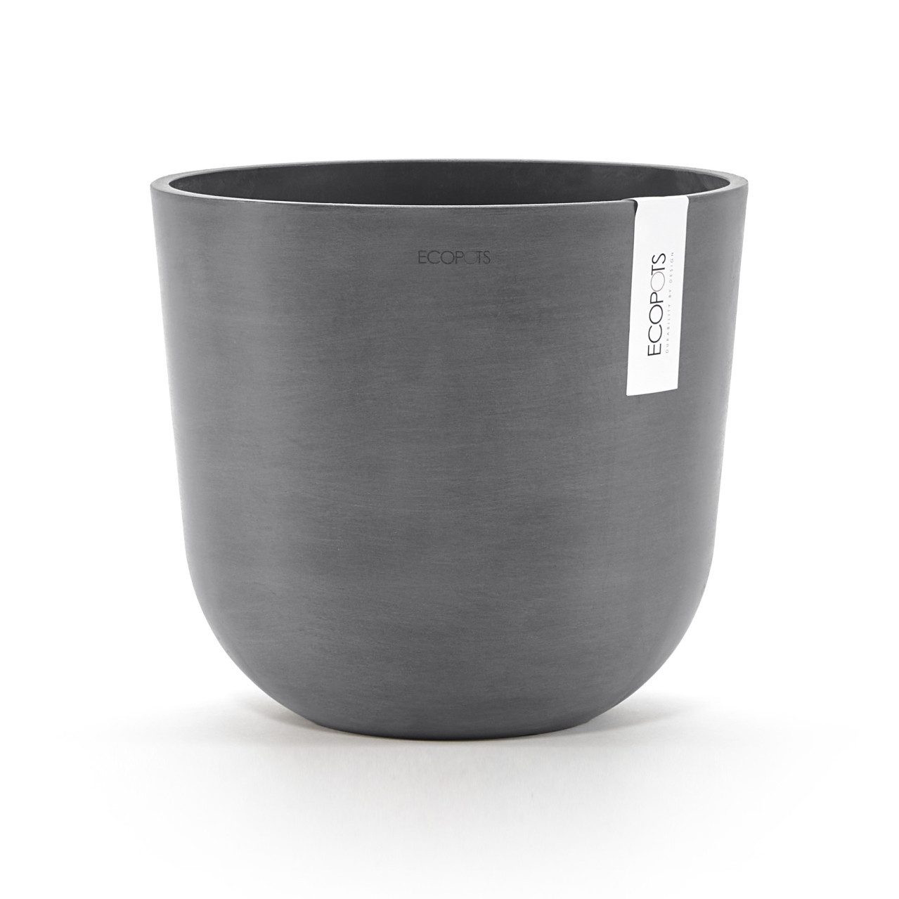 ECOPOTS Blumentopf Ecopots Pflanztopf Oslo Ø 25 x 21,8 cm grau