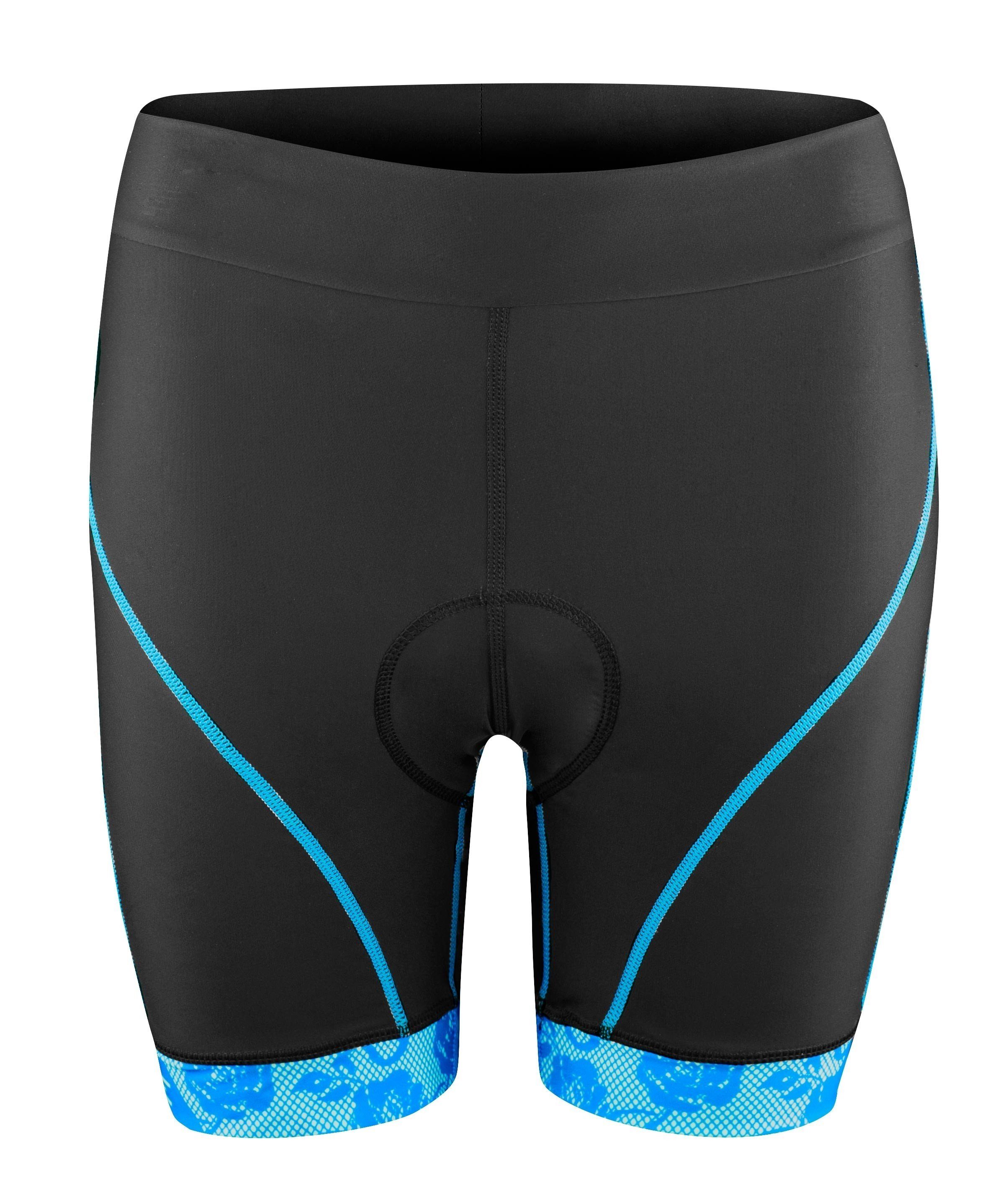 Fahrradhose Shorts F ROSE schwarz-blau %%% *