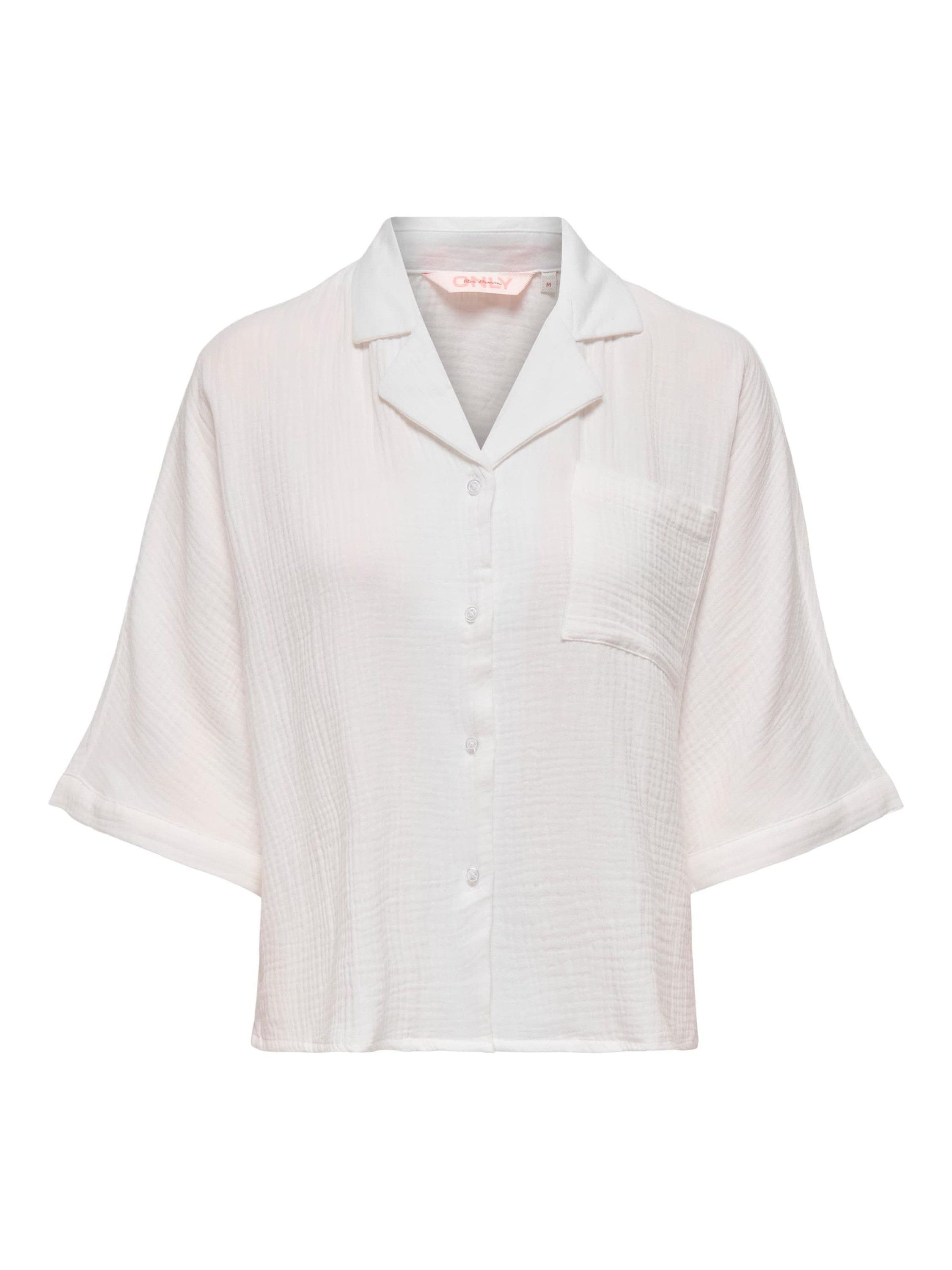 ONLY Kurzarmbluse ONLThyra (1-tlg) Plain/ohne Details günstig online kaufen