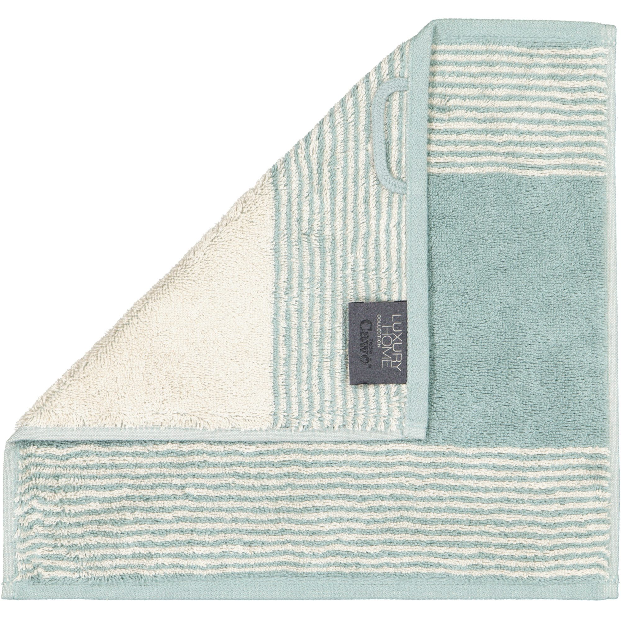 Cawö Handtuch Two-Tone 590 salbei