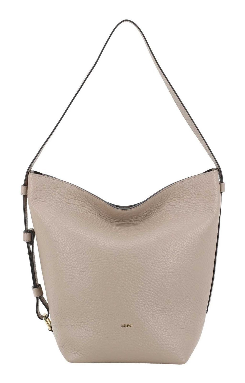Abro Schultertasche Hobo Bag Cosmo (Set, 2-tlg), aus echtem Leder