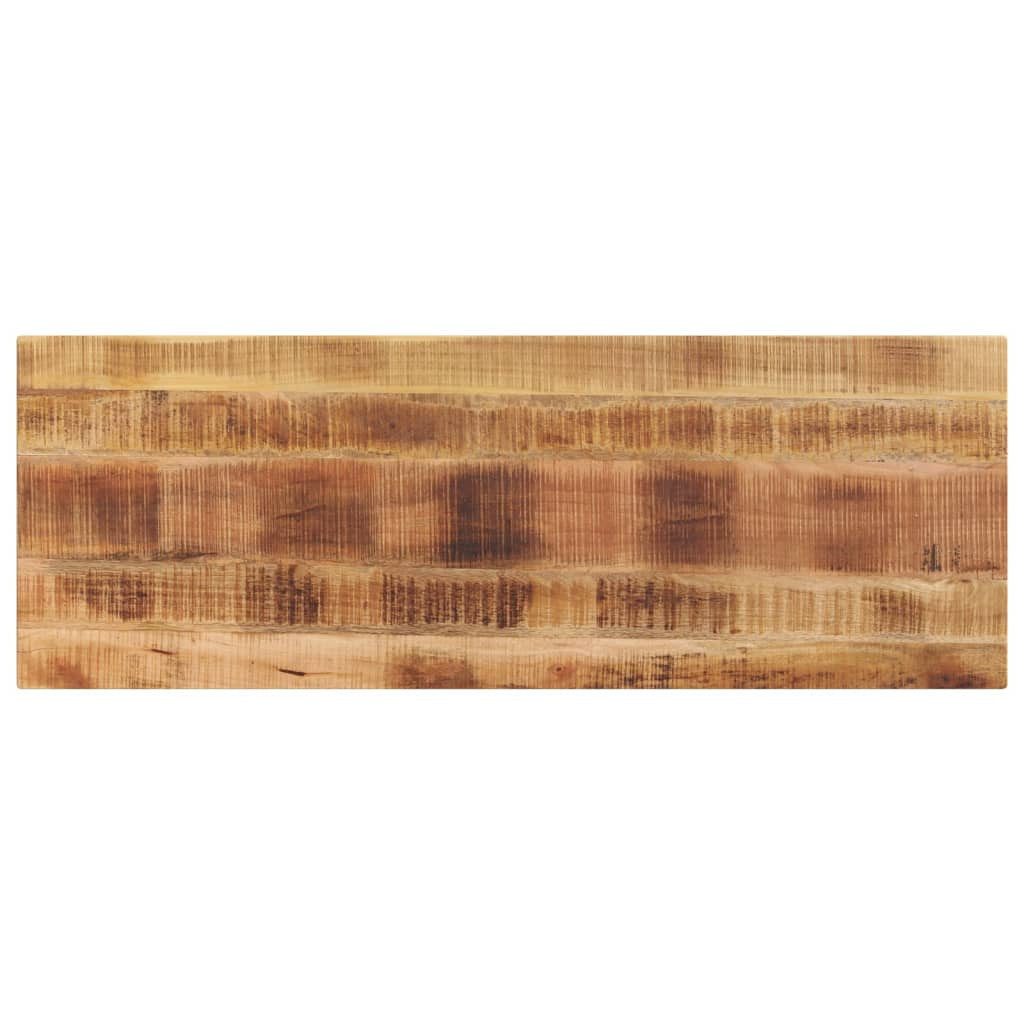 vidaXL Tischplatte Tischplatte 140x50x3,8 cm Rechteckig Raues Massivholz (1 St)