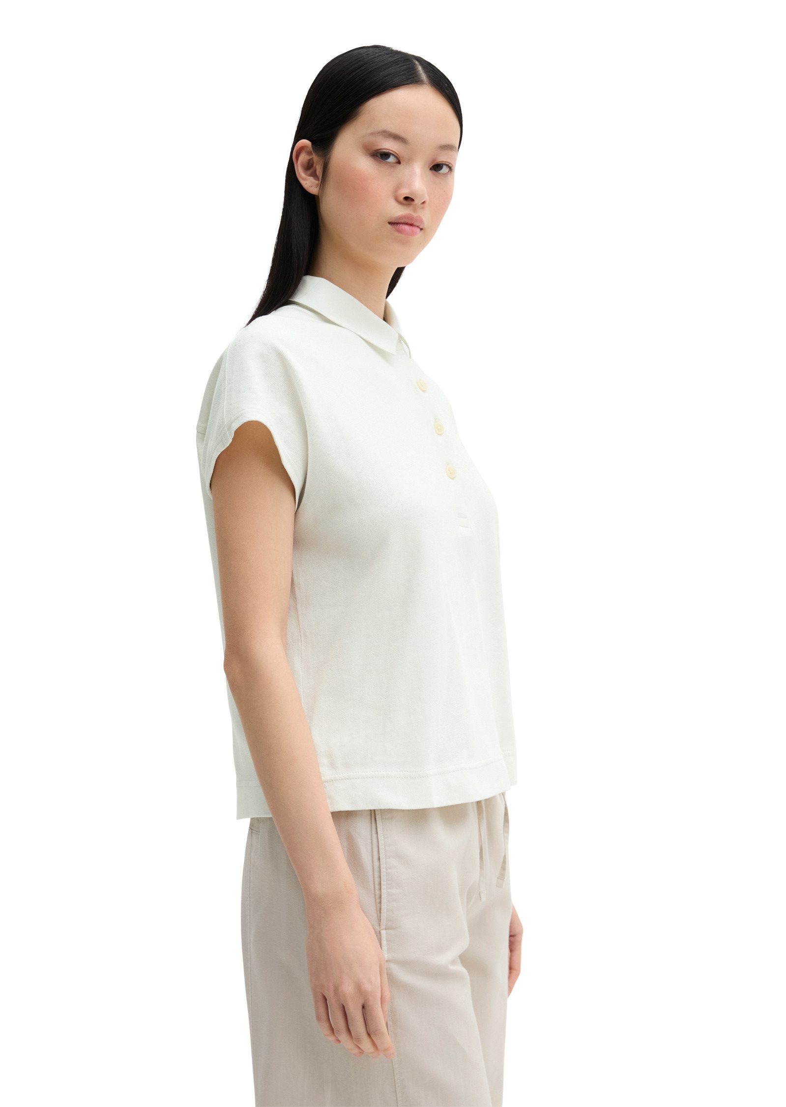Marc O'Polo Poloshirt aus reiner Bio-Baumwolle