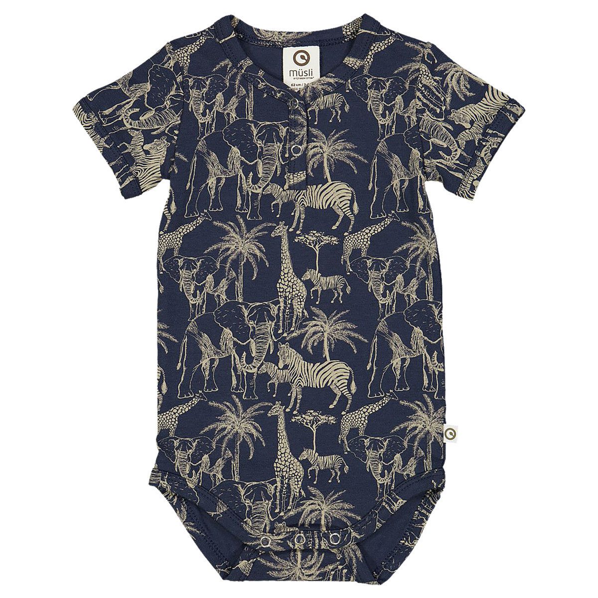 Müsli by GREEN COTTON Kurzarmbody 1581032900 Jungen (1-tlg) Kurzarm Babybody, Bodysuit, Babybody, Einteiler, Basic-Body