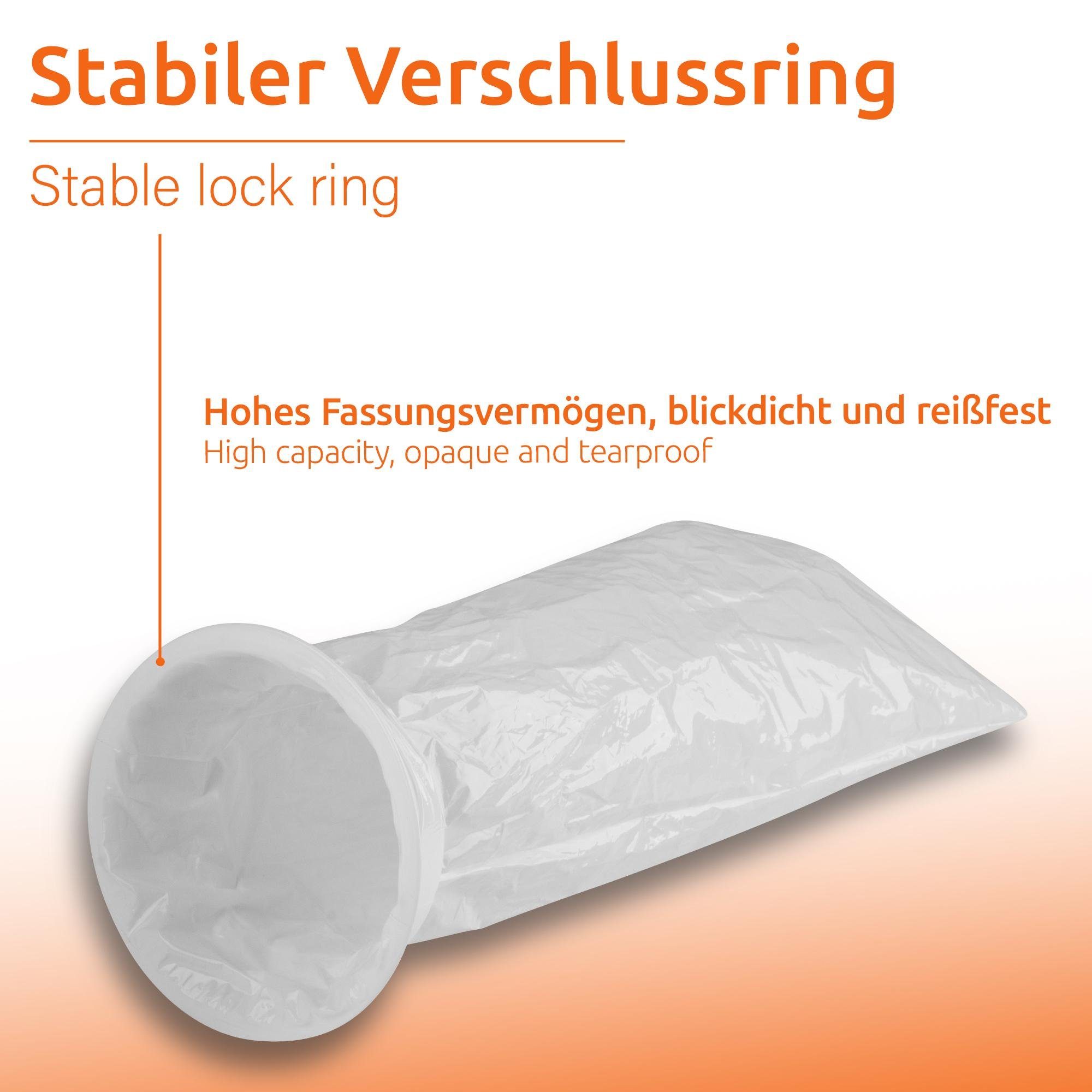 ECENCE Arzttasche mit Ring 10x Auto Spuckbeutel (10-tlg) Brechbeutel