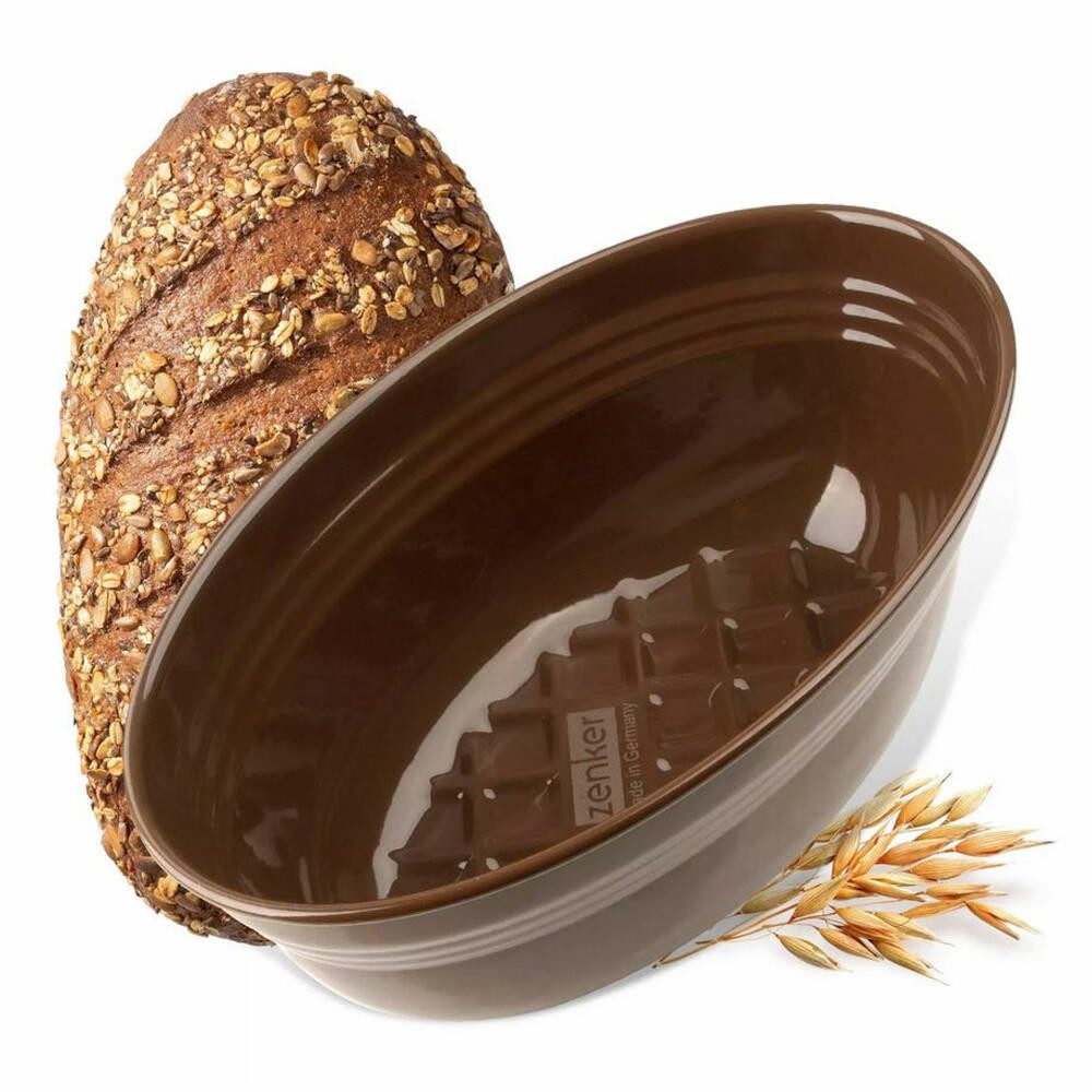 Zenker Brotbackform Dein Brot! oval, 26.5 x 16.5 x 9.5 cm