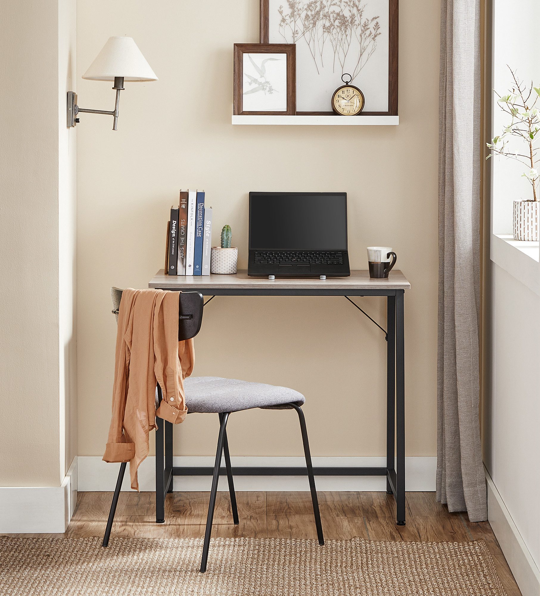 VASAGLE Schreibtisch Computertisch, Bürotisch, 80/100/120/140/160 cm, günstig online kaufen