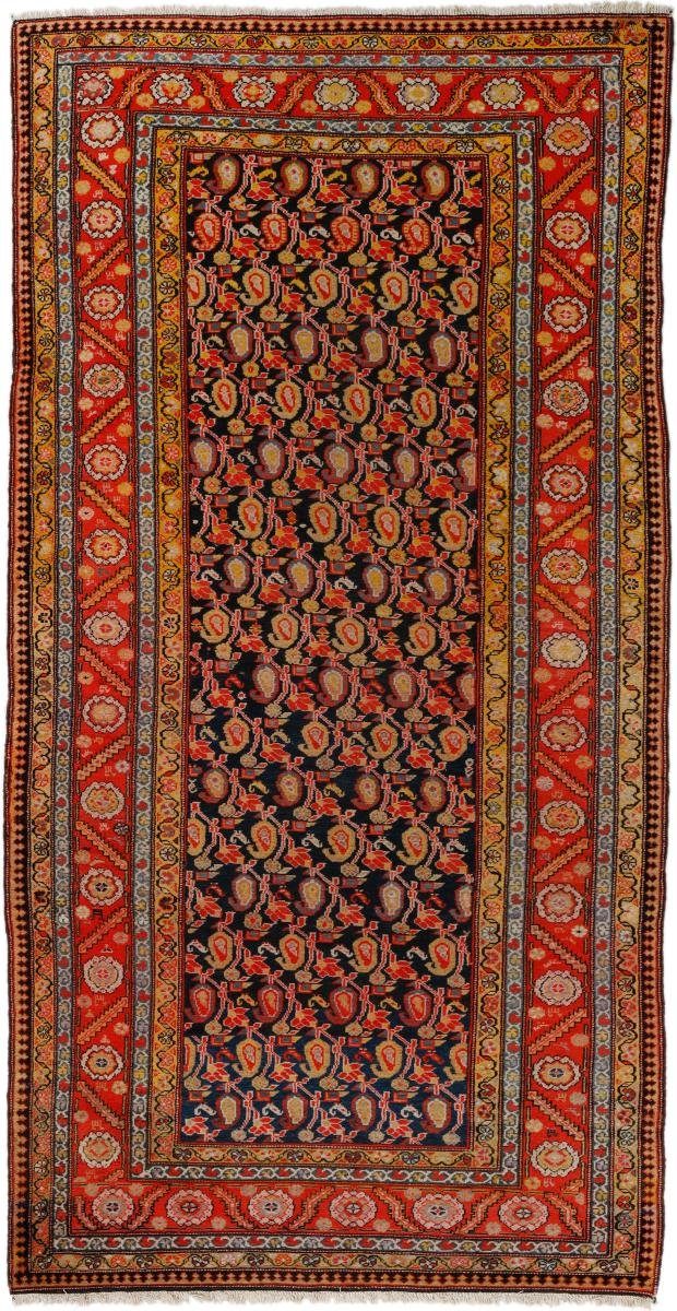 Orientteppich Hamadan Alt 142x299 Handgeknüpfter Orientteppich / Perserteppich, Nain Trading, rechteckig, Höhe: 8 mm