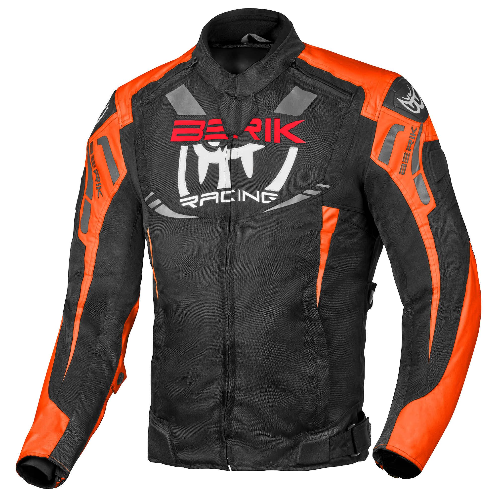 Berik Motorradjacke Amras wasserdichte Motorrad Textiljacke Verbindungsreißverschluss,Ellenbogenprotektoren enthalten,herausn