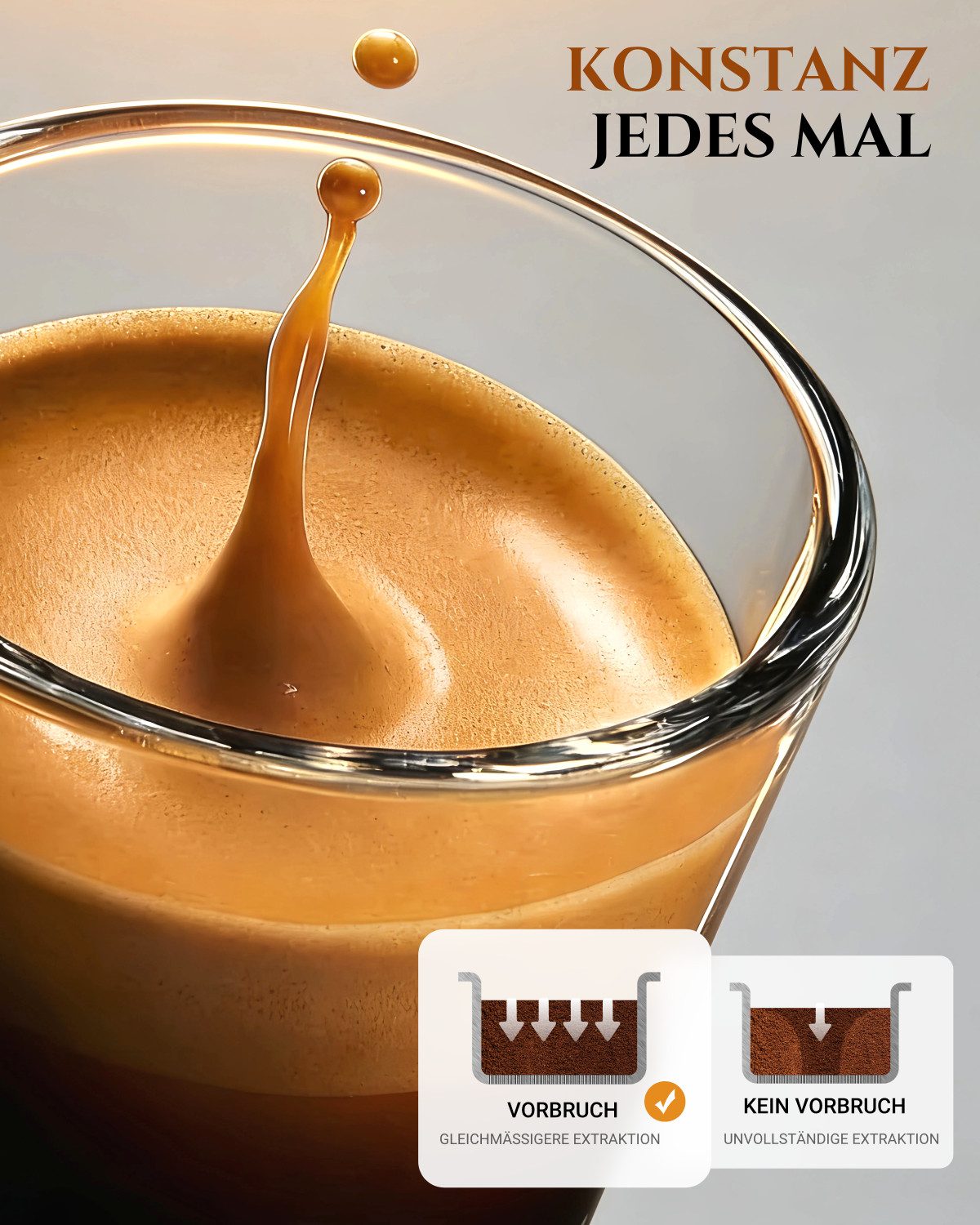 PURA COFFEE Filterkaffeemaschine C1 Kaffeemaschine mit PID-Präzisionsregelung, 20 Bar Heißaufheizung, Kalt & Heiß Brühen, Akku & Netzbetrieb, Tragbar für Zuhause, Büro, Outdoor usw.