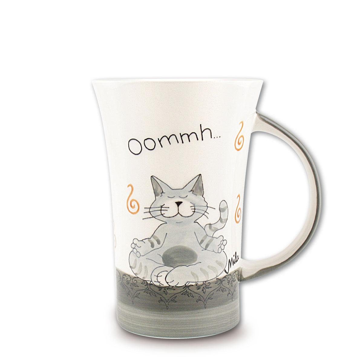 Mila Becher Mila Keramik-Becher Coffee-Pot Oommh Katze Pure, Keramik