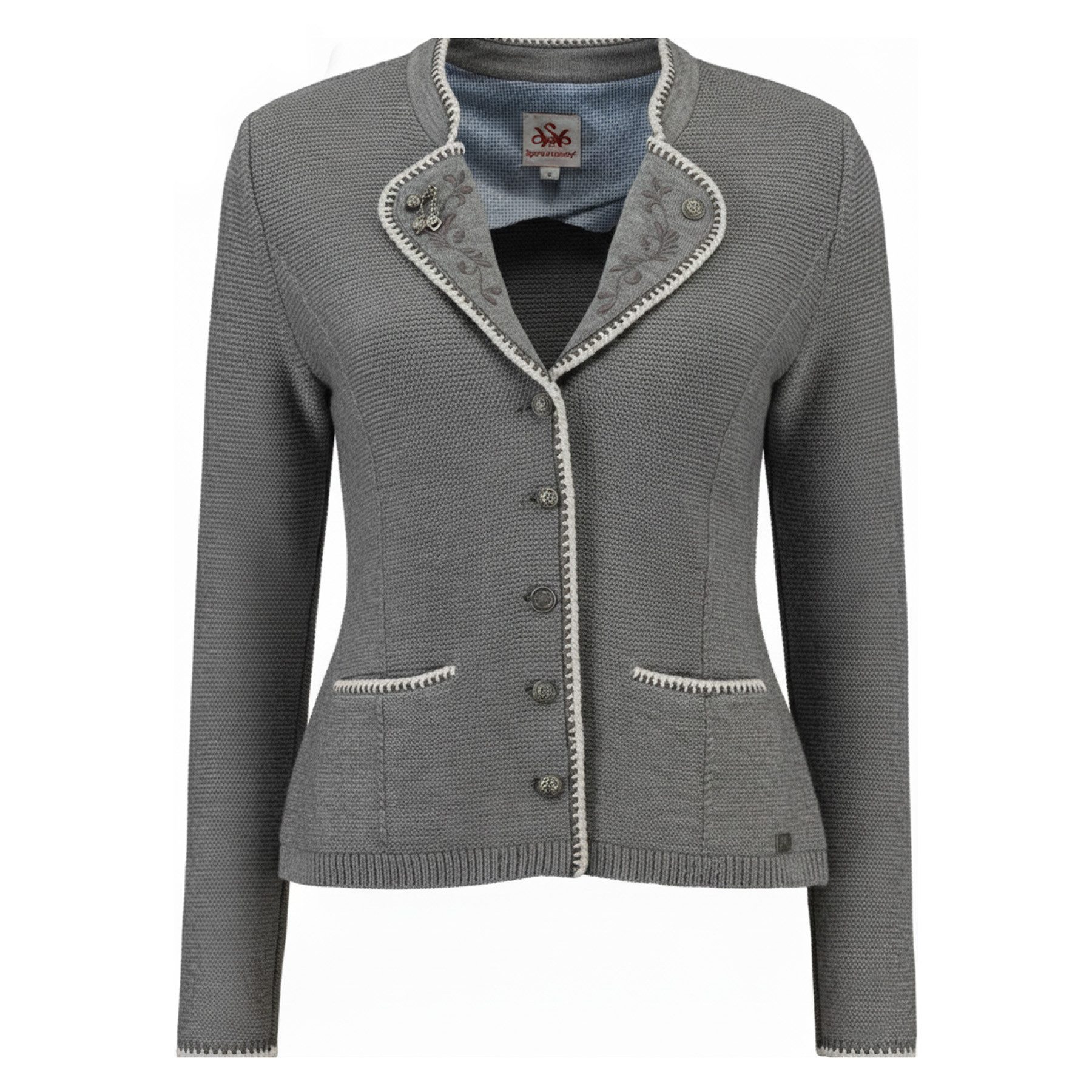 Spieth & Wensky Trachtenstrickjacke Plan-Strickjacke Plan Damen Strickjacke Janker Trachten jacke