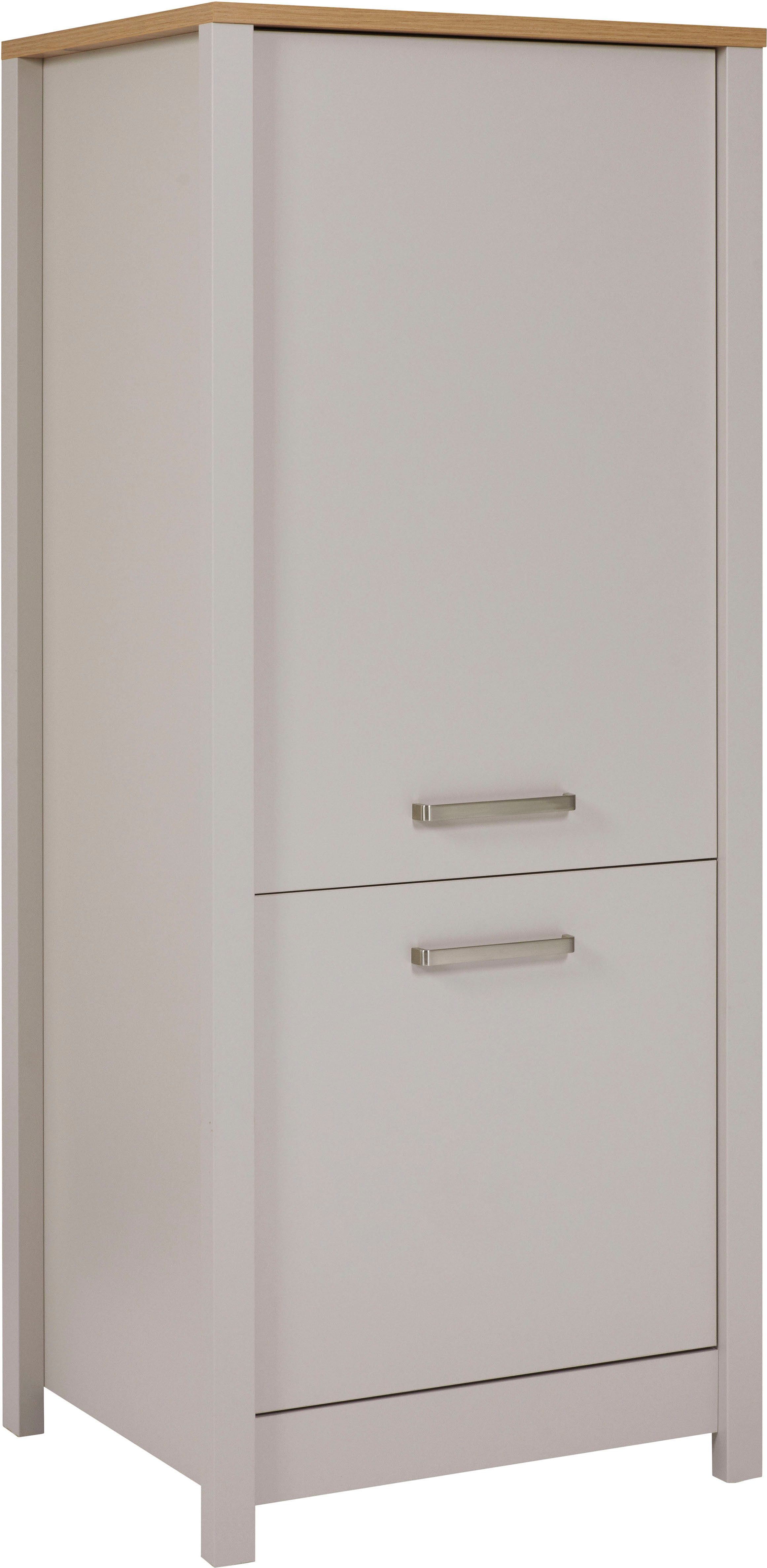 Inter Link Kühlumbauschrank Pienza, Küchenschrank, Kühl. -und Gefrierschrank, Türanschlag flexibel (1-St) Für Kühl-Gefrier-Kombi, Soft-Close, Füße höhenverstellbar, 70x60x167