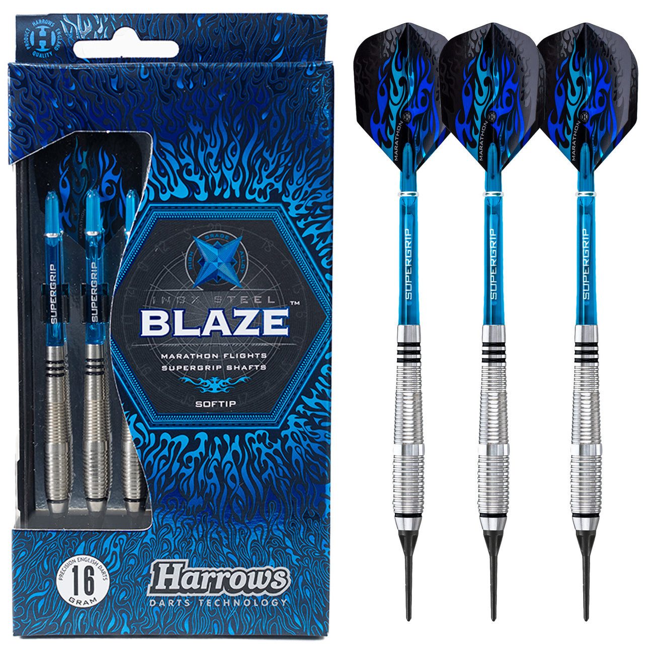 Harrows Softdarts HARROWS BLAZE SOFT 16g Red/Black