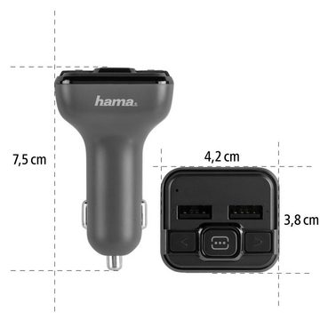 Hama FM-Transmitter mit Bluetooth®-Funktion Transmitter Bluetooth-Adapter