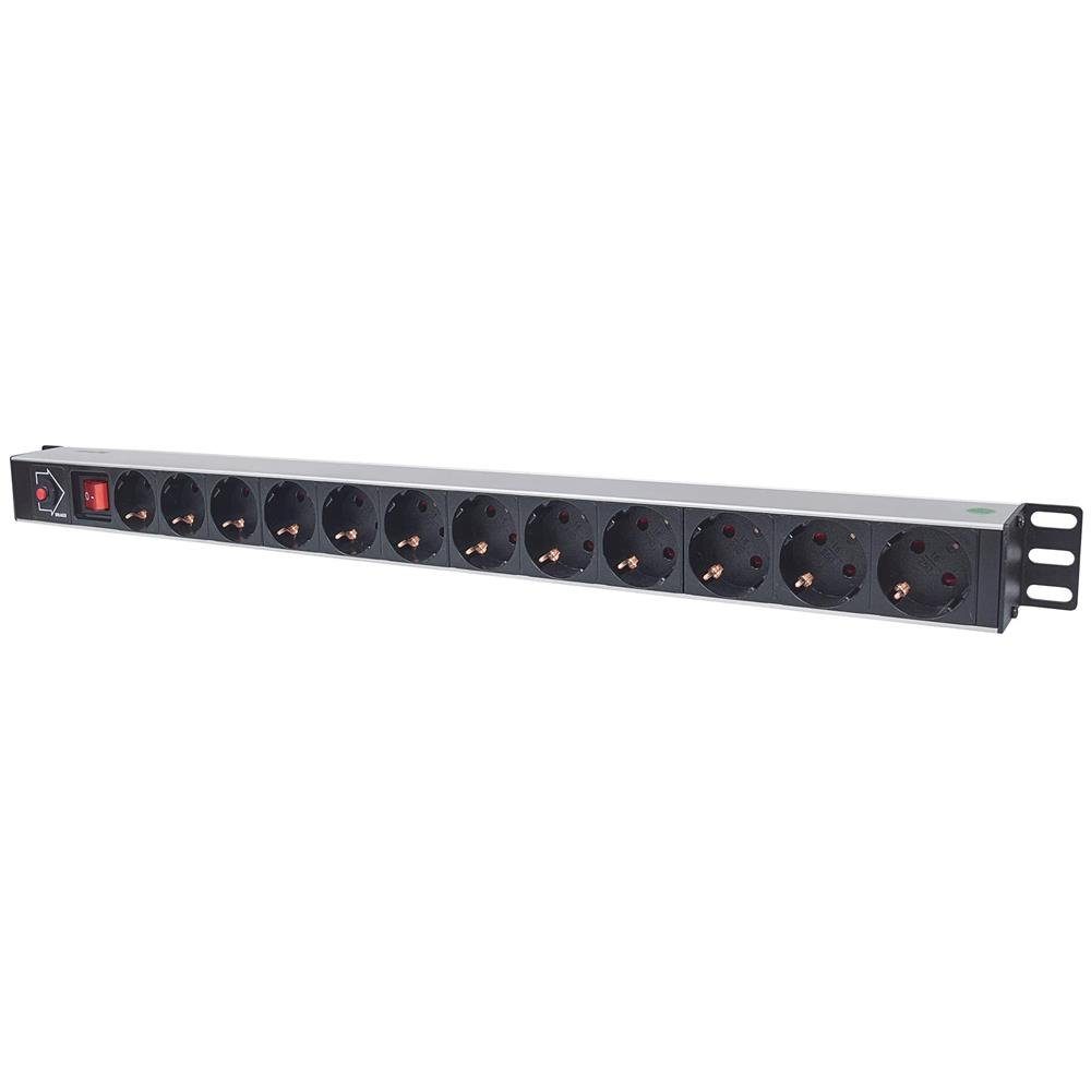 19" 12-fach Steckdosenleiste 714044 Steckdosenleiste