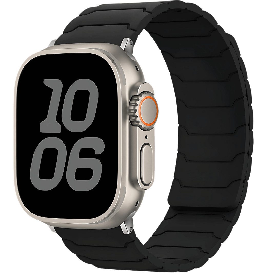 SmartUP Smartwatch-Armband für Apple Watch 11 10 9 8 7 6 5 4 3 SE Ultra Sil günstig online kaufen