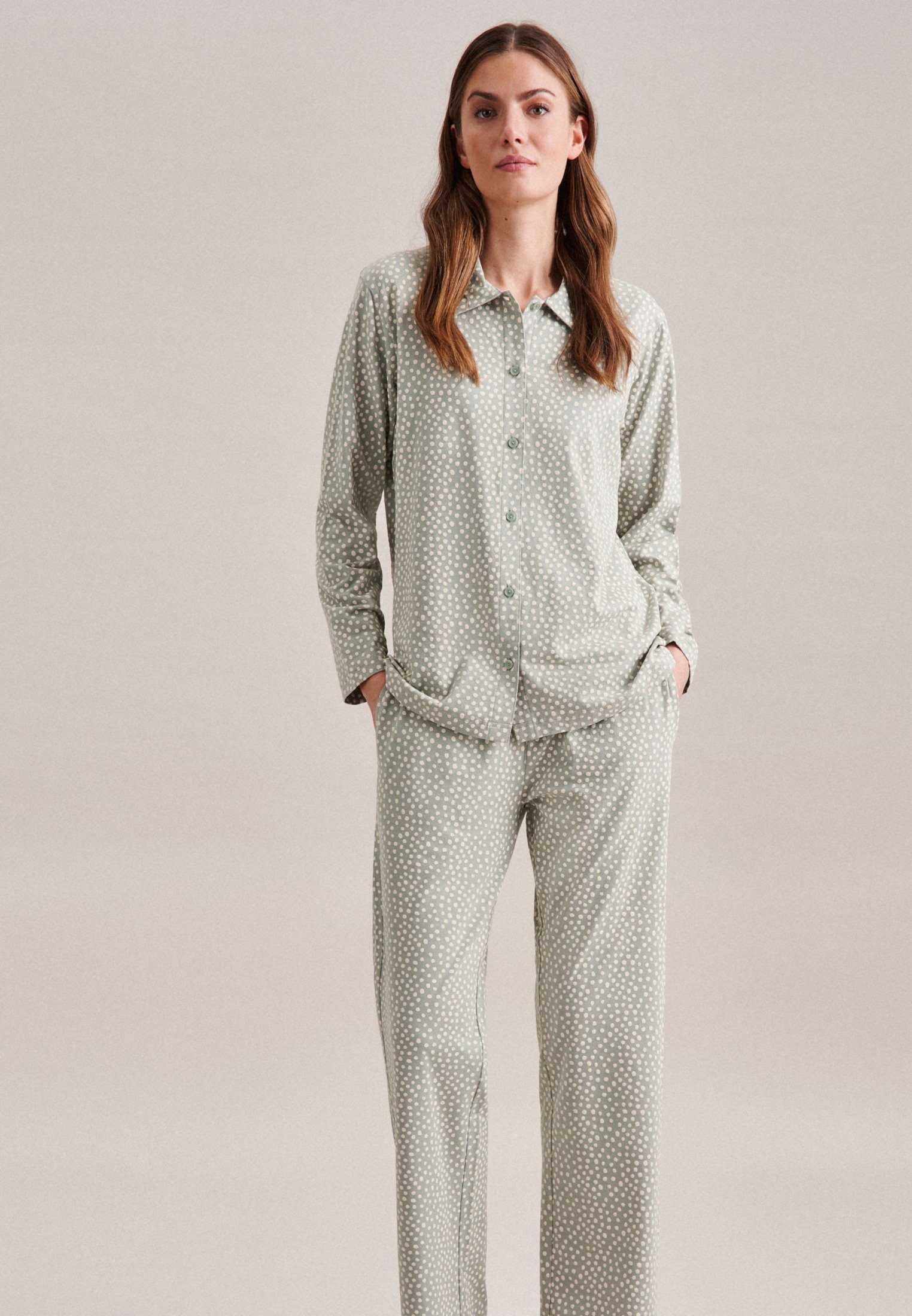 seidensticker Pyjama Schwarze Rose | Pyjamas