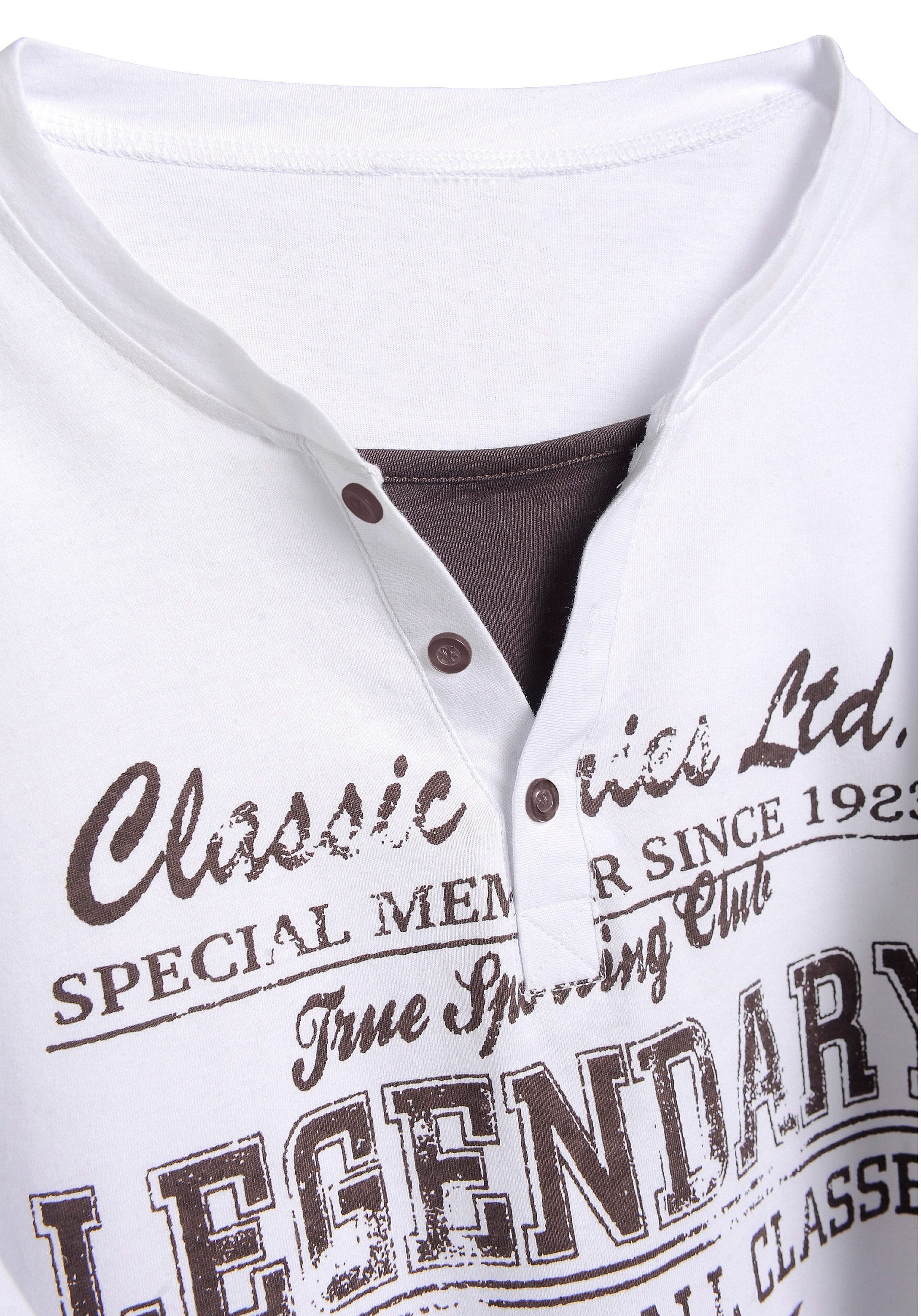 H.I.S Pyjama (2 tlg., 1 Stück) mit Flanellhose