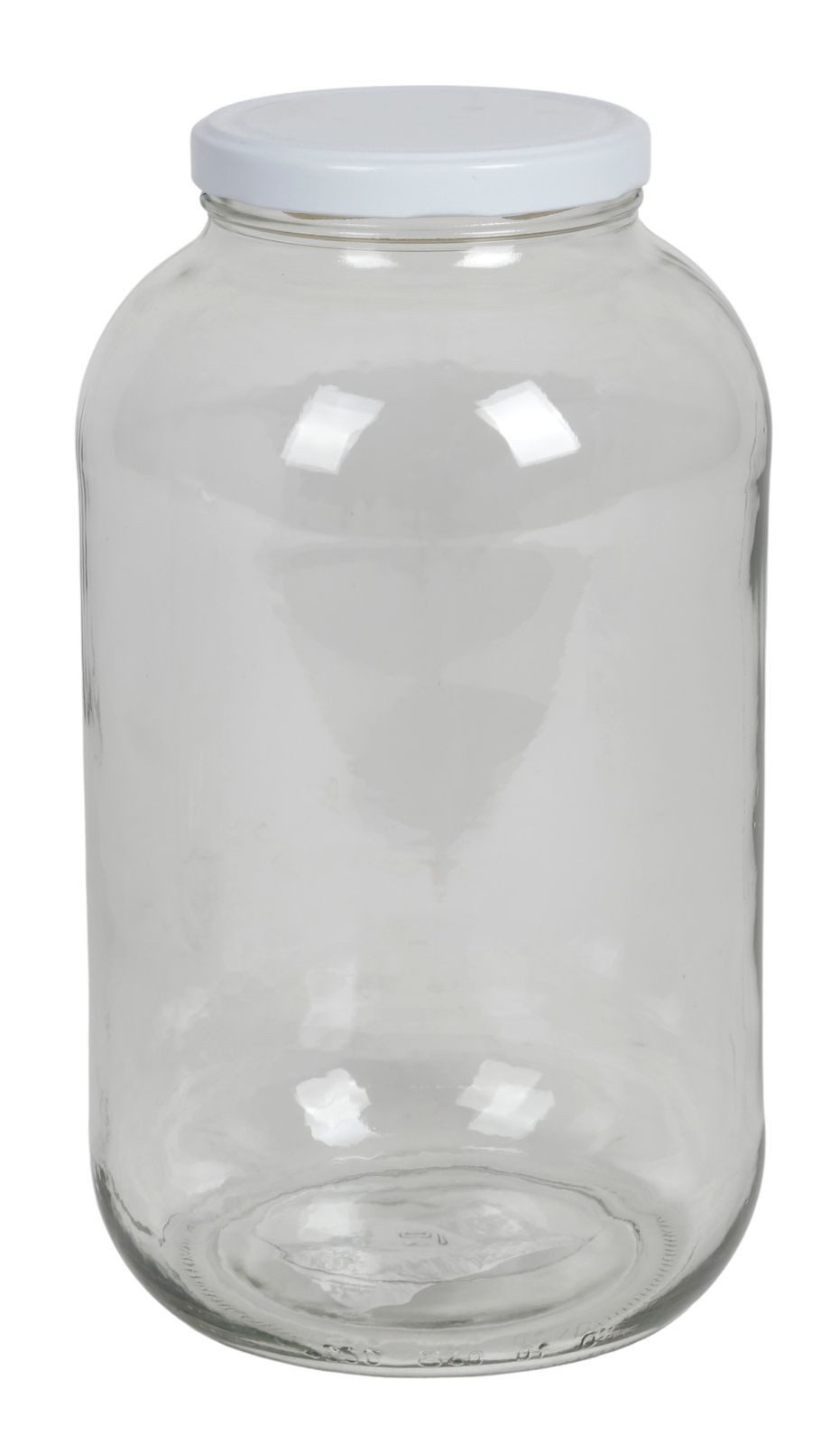 BURI Einmachglas Einmachglas 4,25L Vorratsglas Einweckglas Konservenglas Gurkenglas, Glas