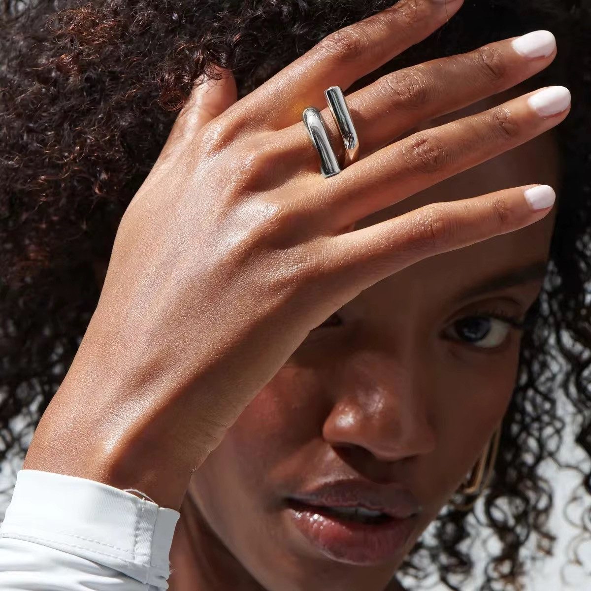 ROUGEMONT Fingerring Minimalistischer Wasserfester Damen Ring Gr.7 günstig online kaufen