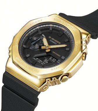 CASIO G-SHOCK Chronograph GM-2100G-1A9ER, Quarzuhr, Armbanduhr, Herrenuhr, digital, bis 20 bar wasserdicht