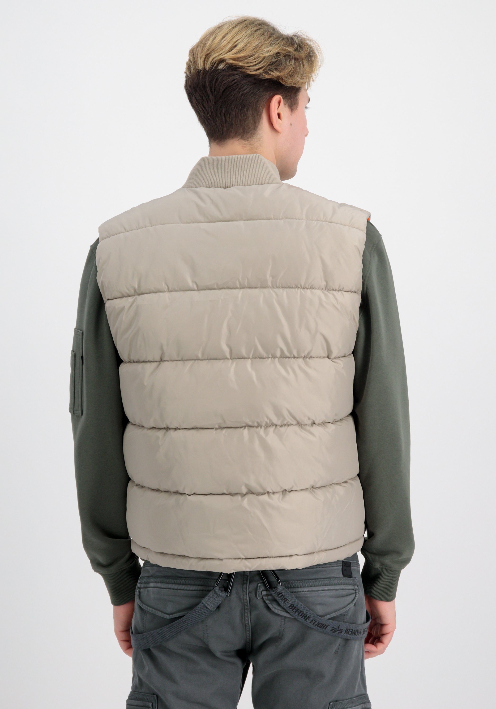 Vest Alpha Blouson Vests Alpha Industries sand Industries - Men LW vintage Puffer