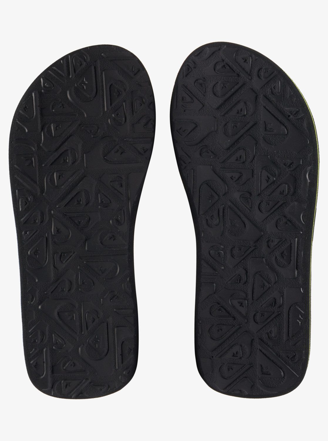 Black/Black/Green Molokai Quiksilver Stitchy Sandale