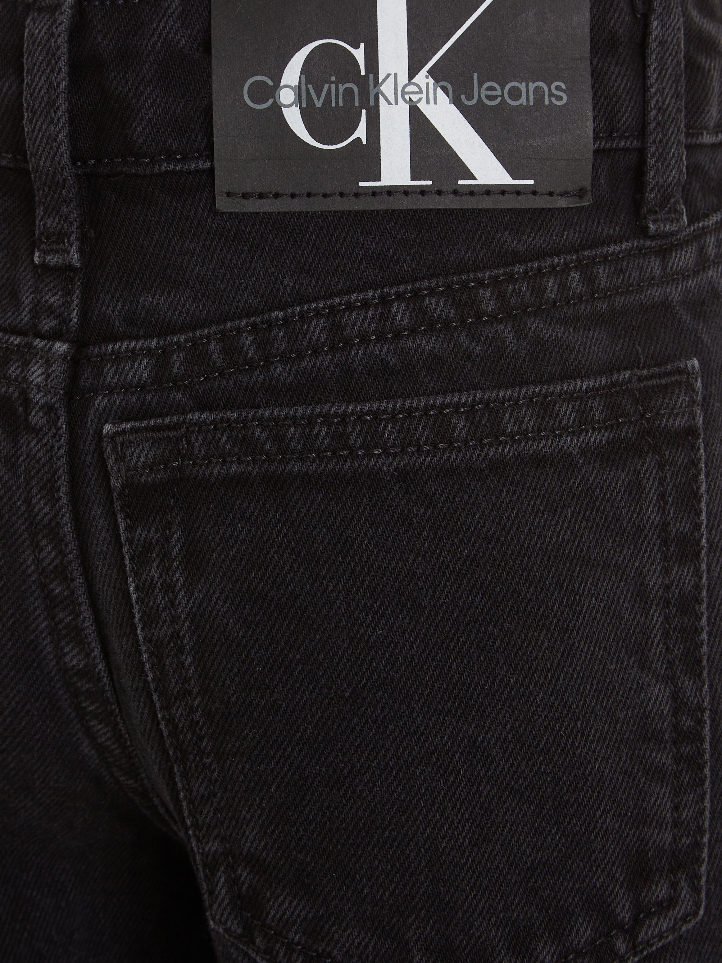 Calvin Klein Jeans Stretch-Jeans LEG WASHED BLACK WIDE