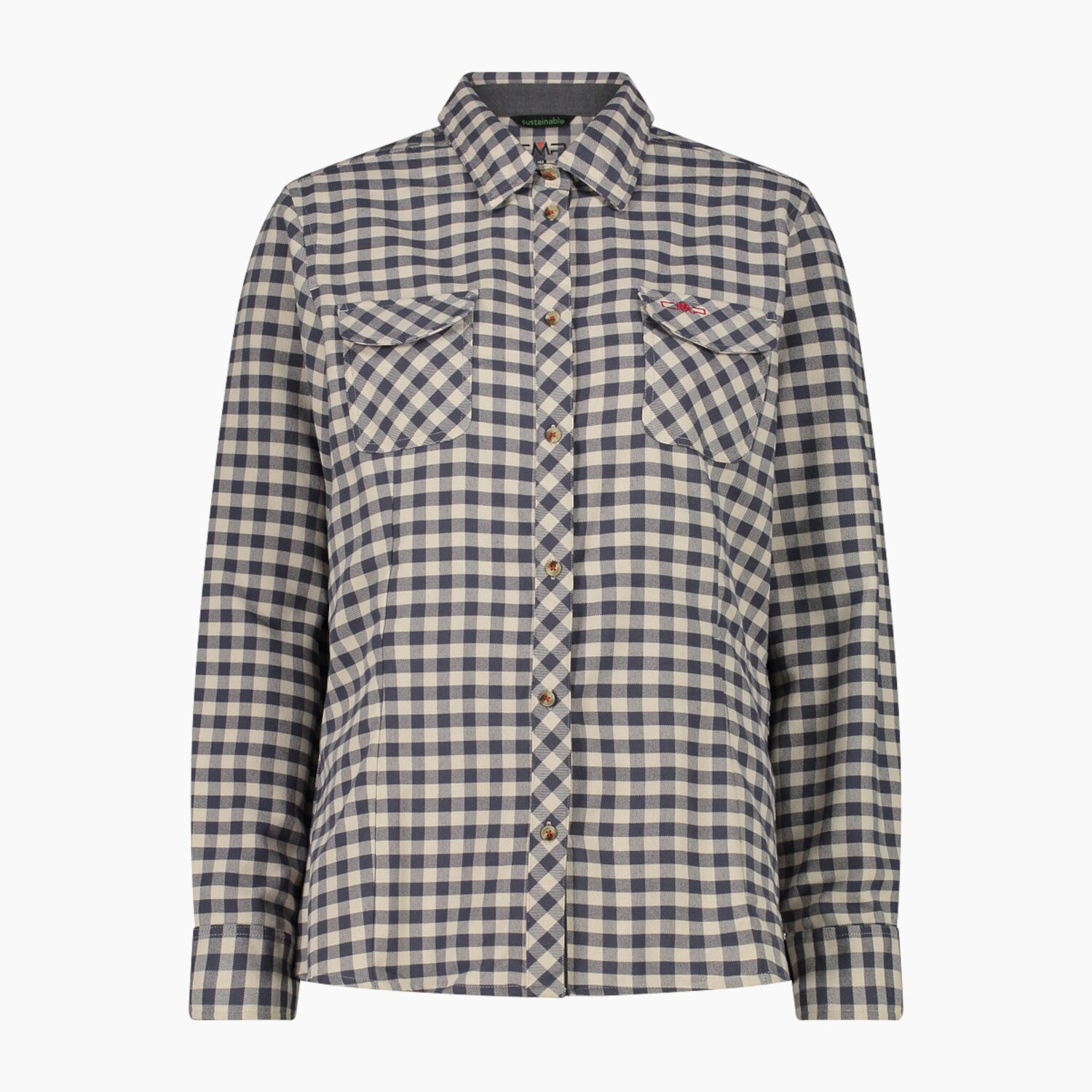 CMP Kurzarmhemd CMP Damen Langarmhemd WOMAN SHIRT 32T1486