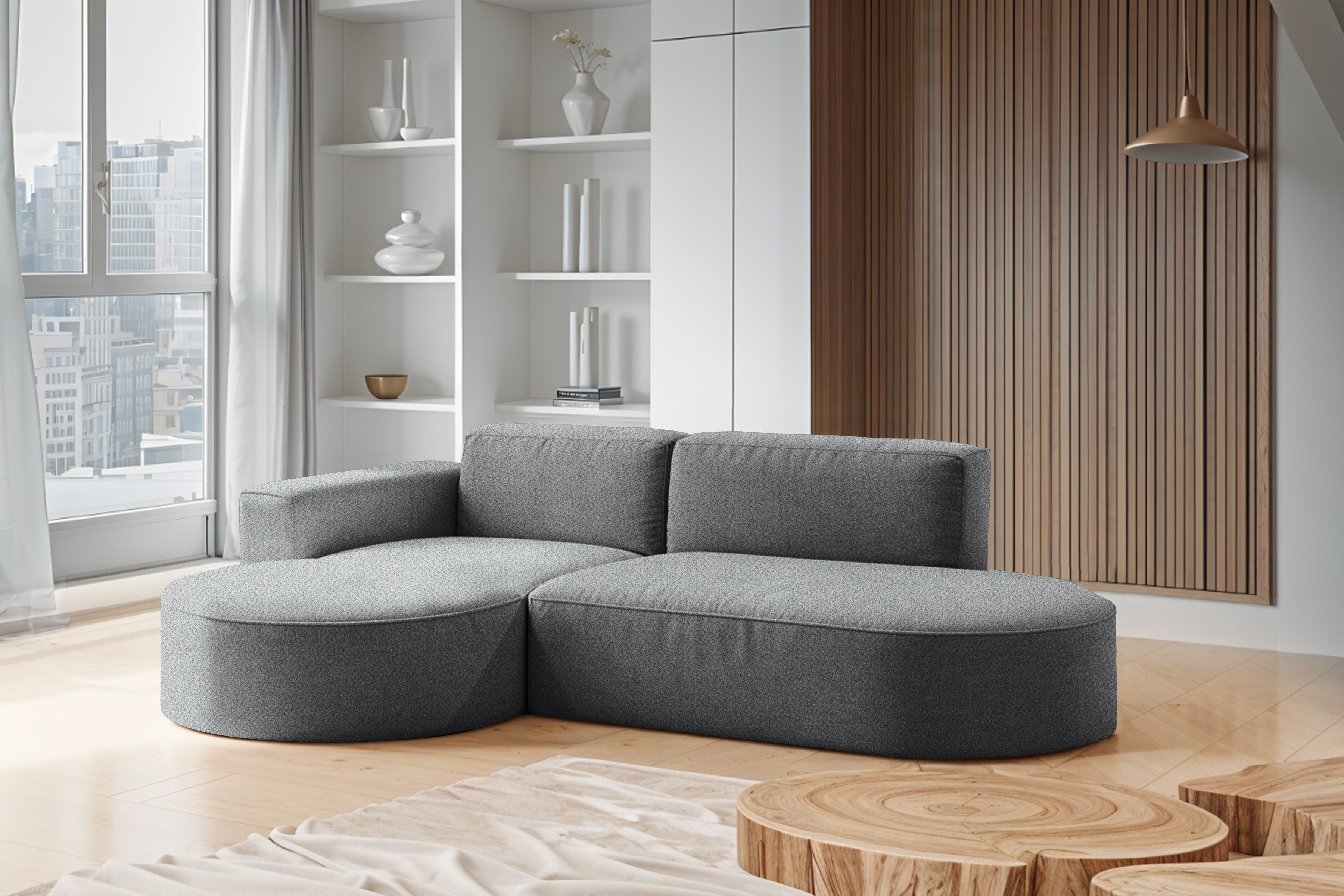 Kaiser Möbel Ecksofa Modernes L-förmiges Designer günstig online kaufen