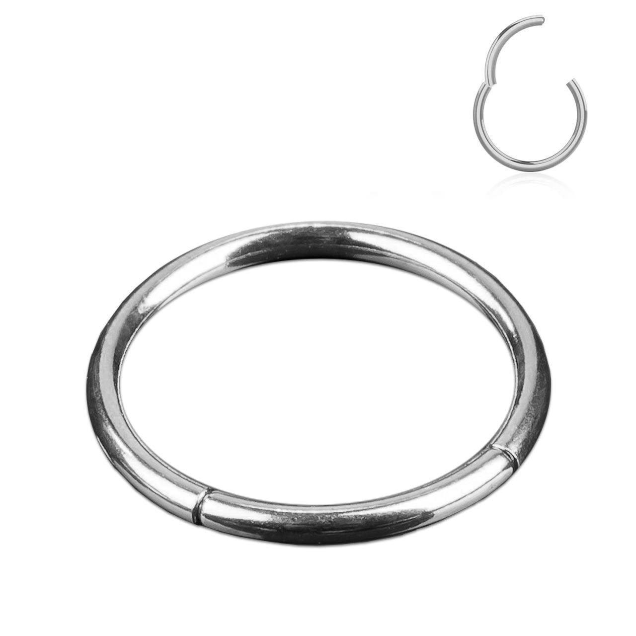 viva-adorno Nasenpiercing Segmentring Clicker Chirurgenstahl Piercing Ring günstig online kaufen