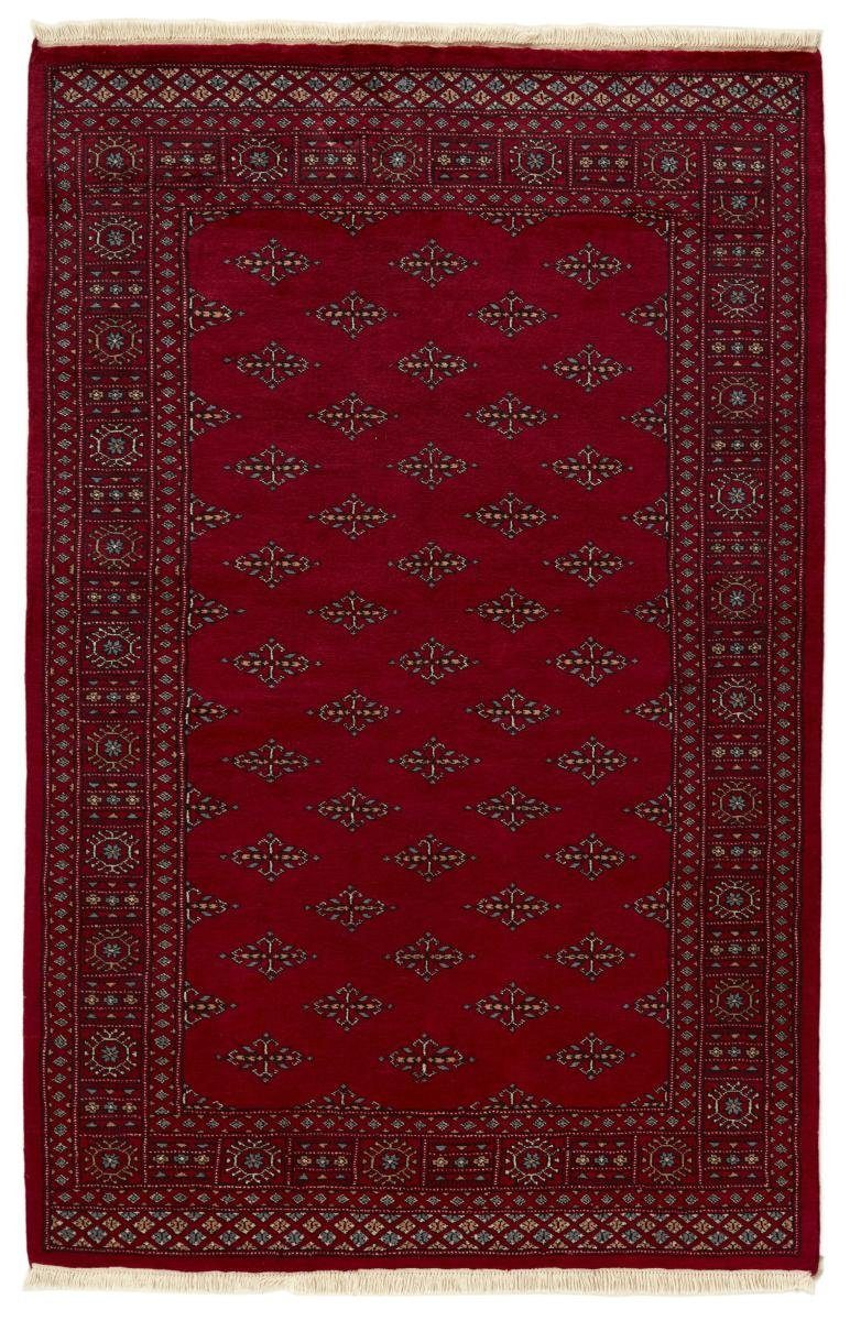 Orientteppich Pakistan Buchara 3ply 134x207 Handgeknüpfter Orientteppich, Nain Trading, rechteckig, Höhe: 8 mm