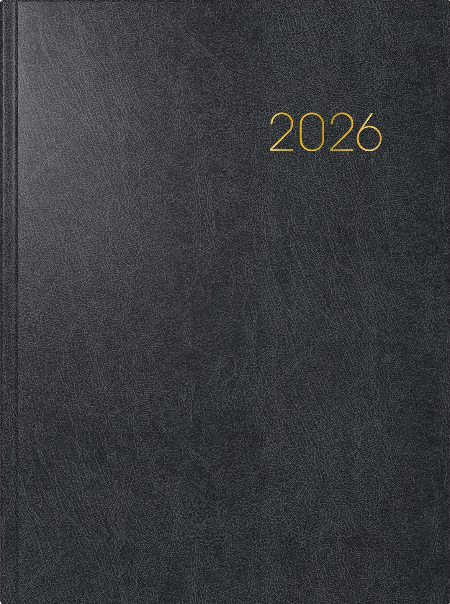 BRUNNEN Buchkalender 2026 Brunnen Buchkalender 797 168×240 mm sw 4061947145052