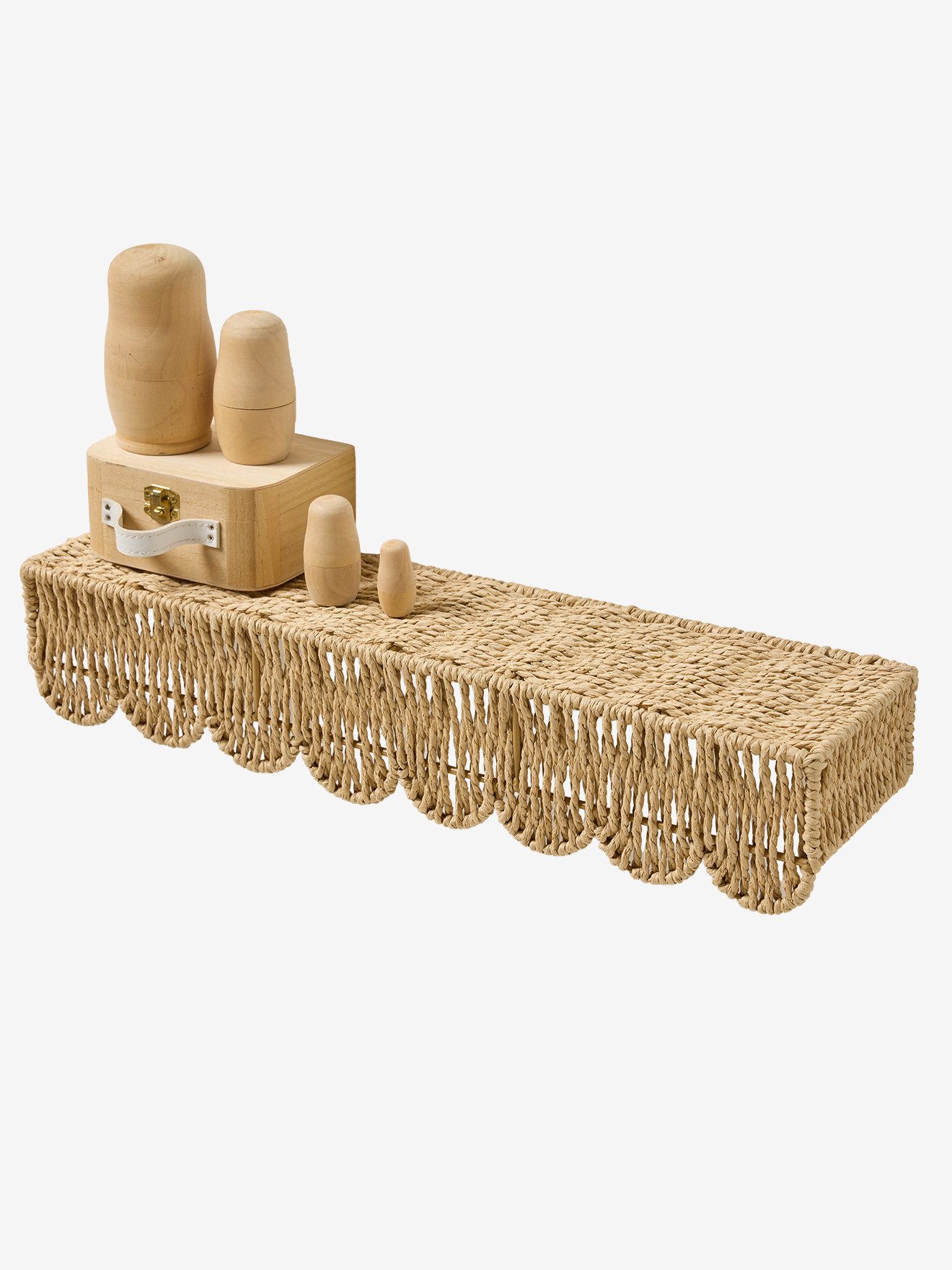 vertbaudet Wandregal Wandregal aus Papierkordel FESTON, Kinderzimmer
