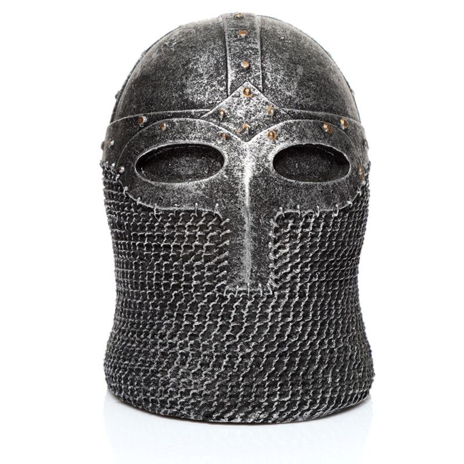 Puckator Dekofigur Mittelalterlicher Ritter Kettenhemd Helm Figur (pro Stück)